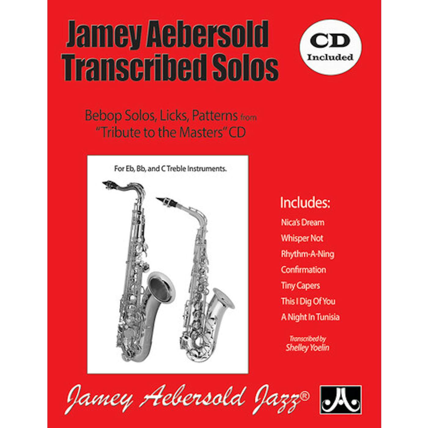 JAMEY AEBERSOLD TRANSCRIBED SOLOS CD