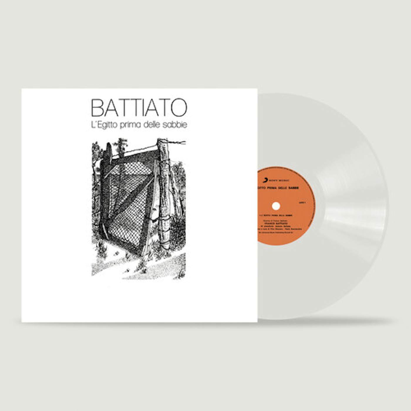 Franco Battiato L'Egitto Prima Delle Sabbie (White) Vinyl Record