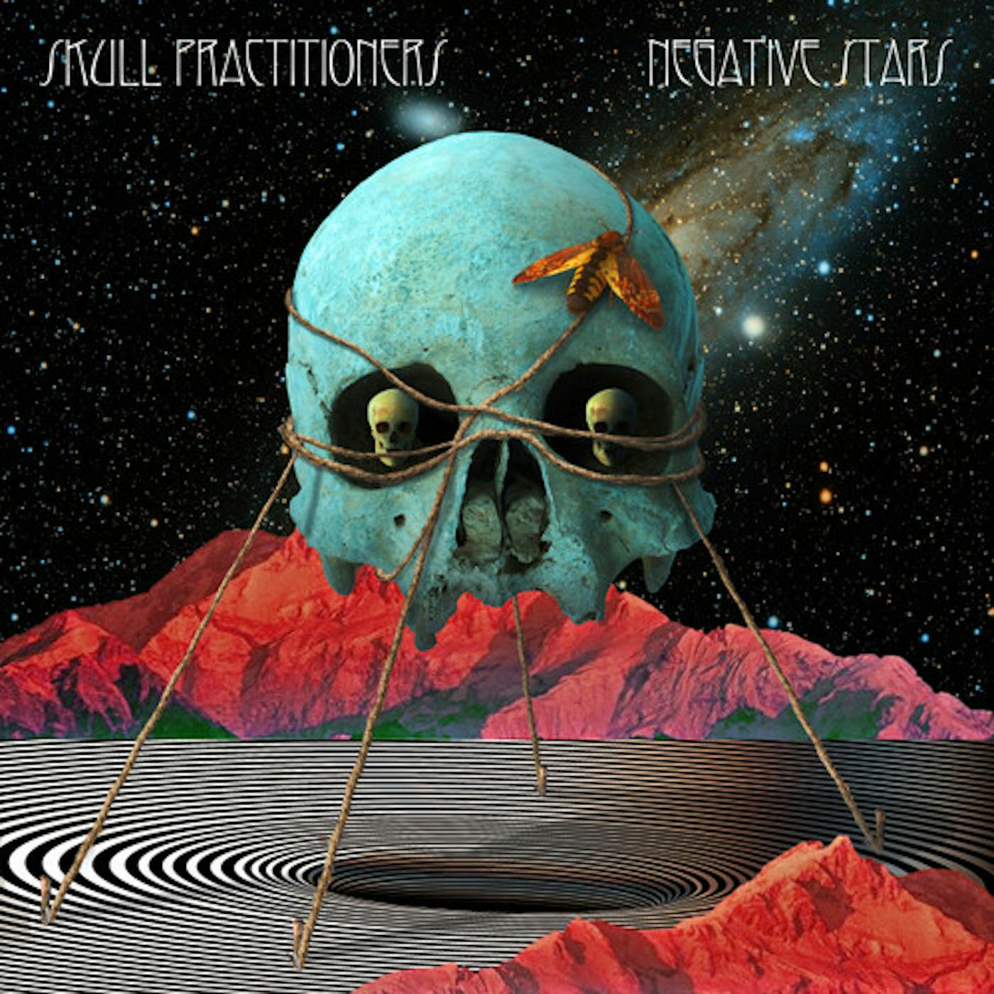 Skull Practitioners Negative Stars Vinyl Record