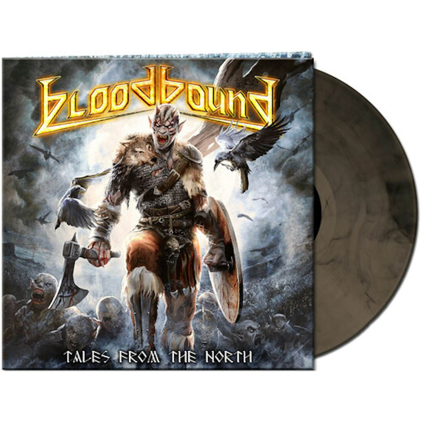Bloodbound TALES FROM THE NORTH - SMOKEY BLACK Vinyl Record