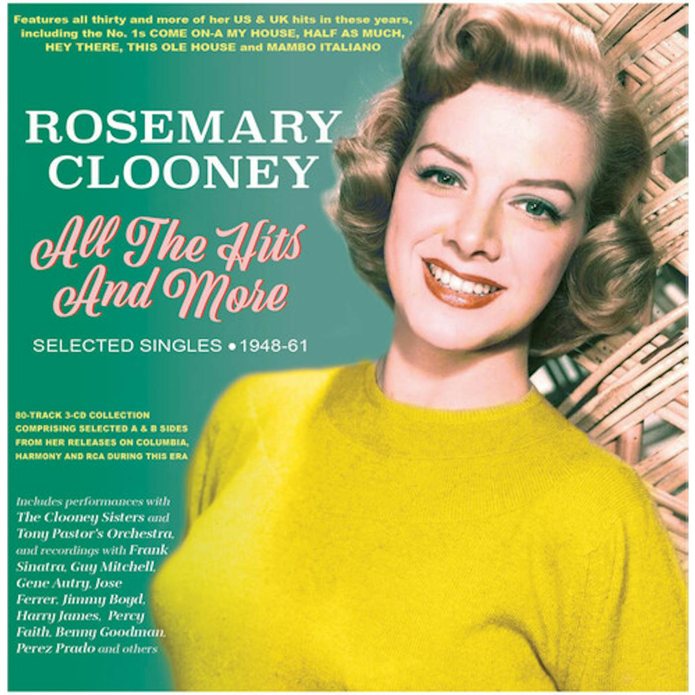 Rosemary Clooney ALL THE HITS AND MORE: SELECTED SINGLES 1948-61 CD