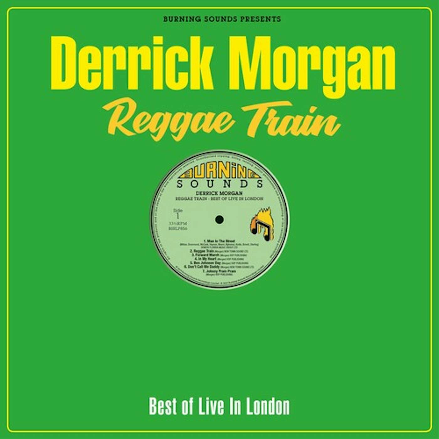 Derrick Morgan REGGAE TRAIN Vinyl Record