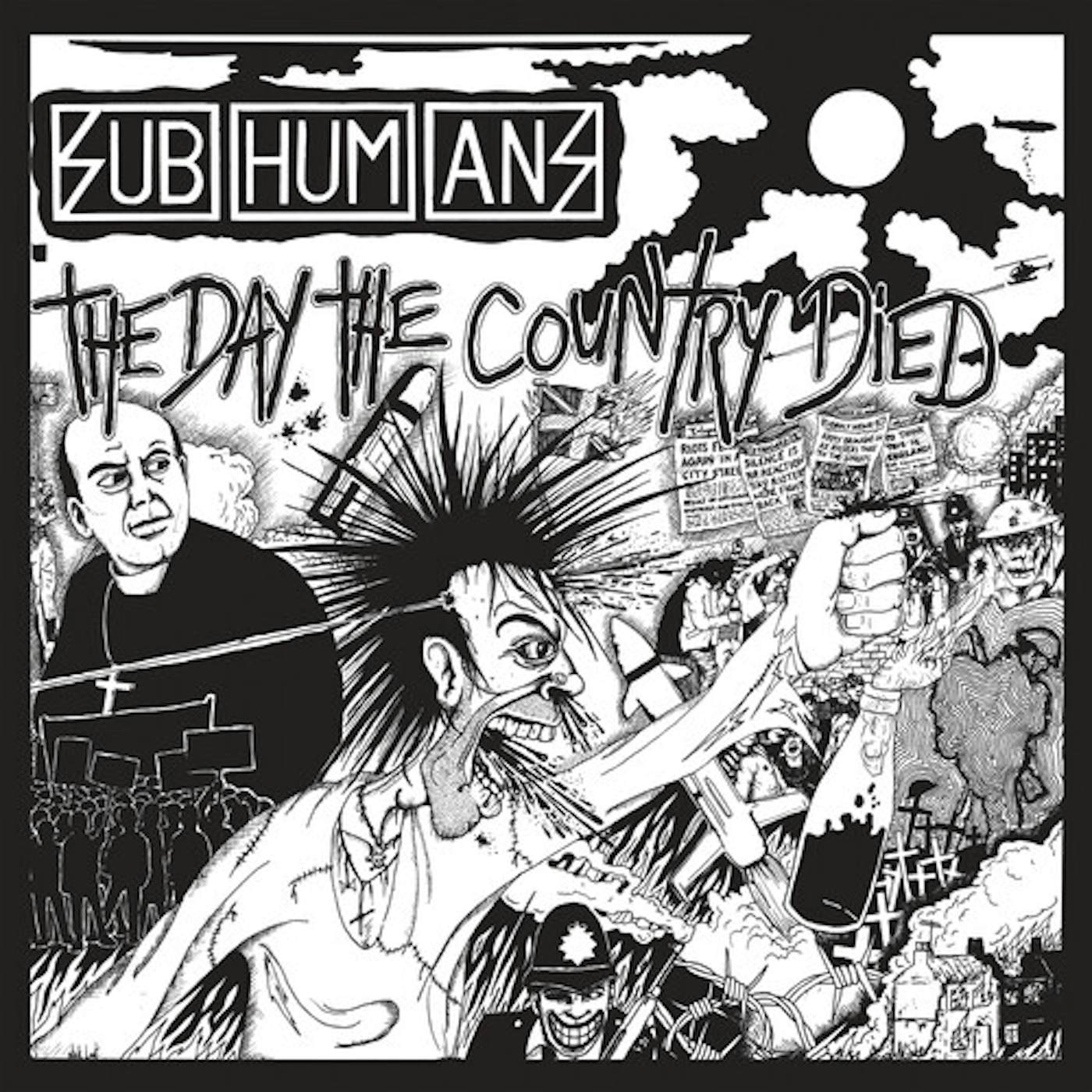Subhumans DAY THE COUNTRY DIED Vinyl Record