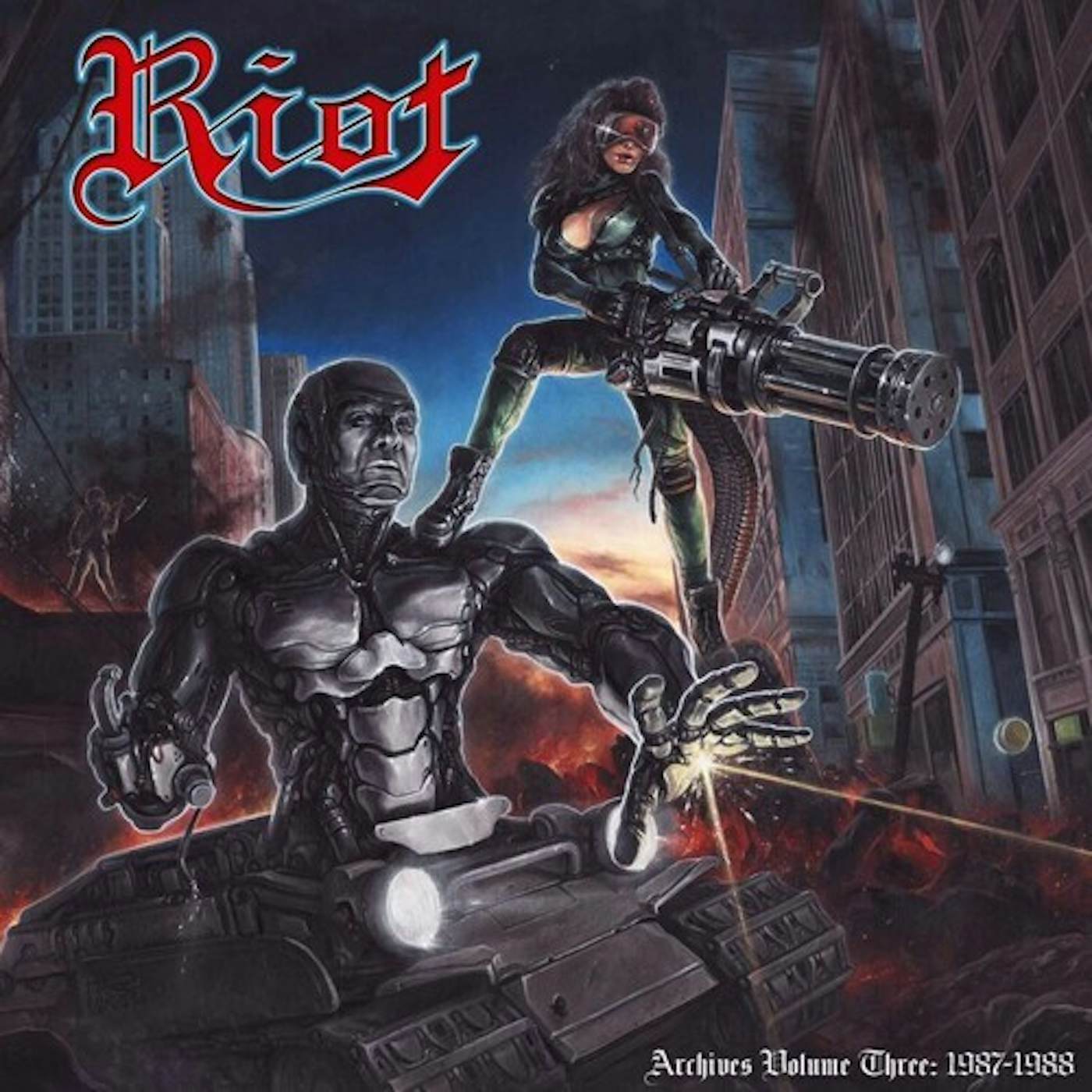 Riot ARCHIVES VOLUME 3: 1987-1988 - RED Vinyl Record