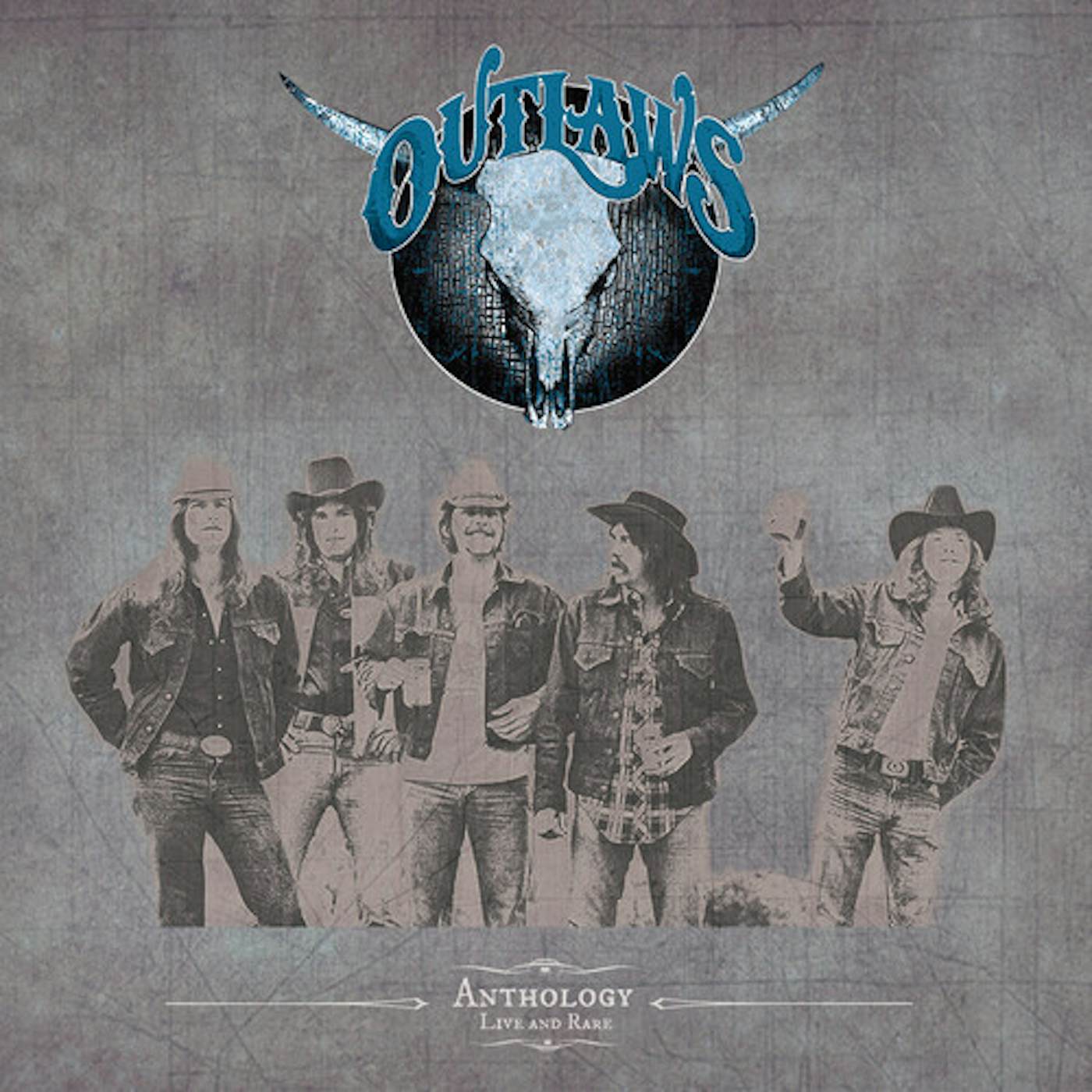 Outlaws ANTHOLOGY - LIVE & RARE - BLUE/RED/WHITE/PURPLE Vinyl Record