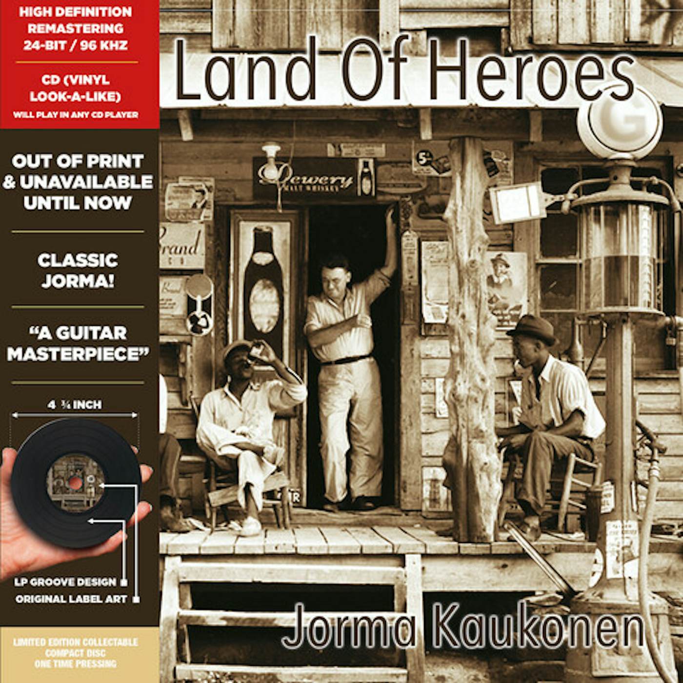 Jorma Kaukonen LAND OF HEROES CD