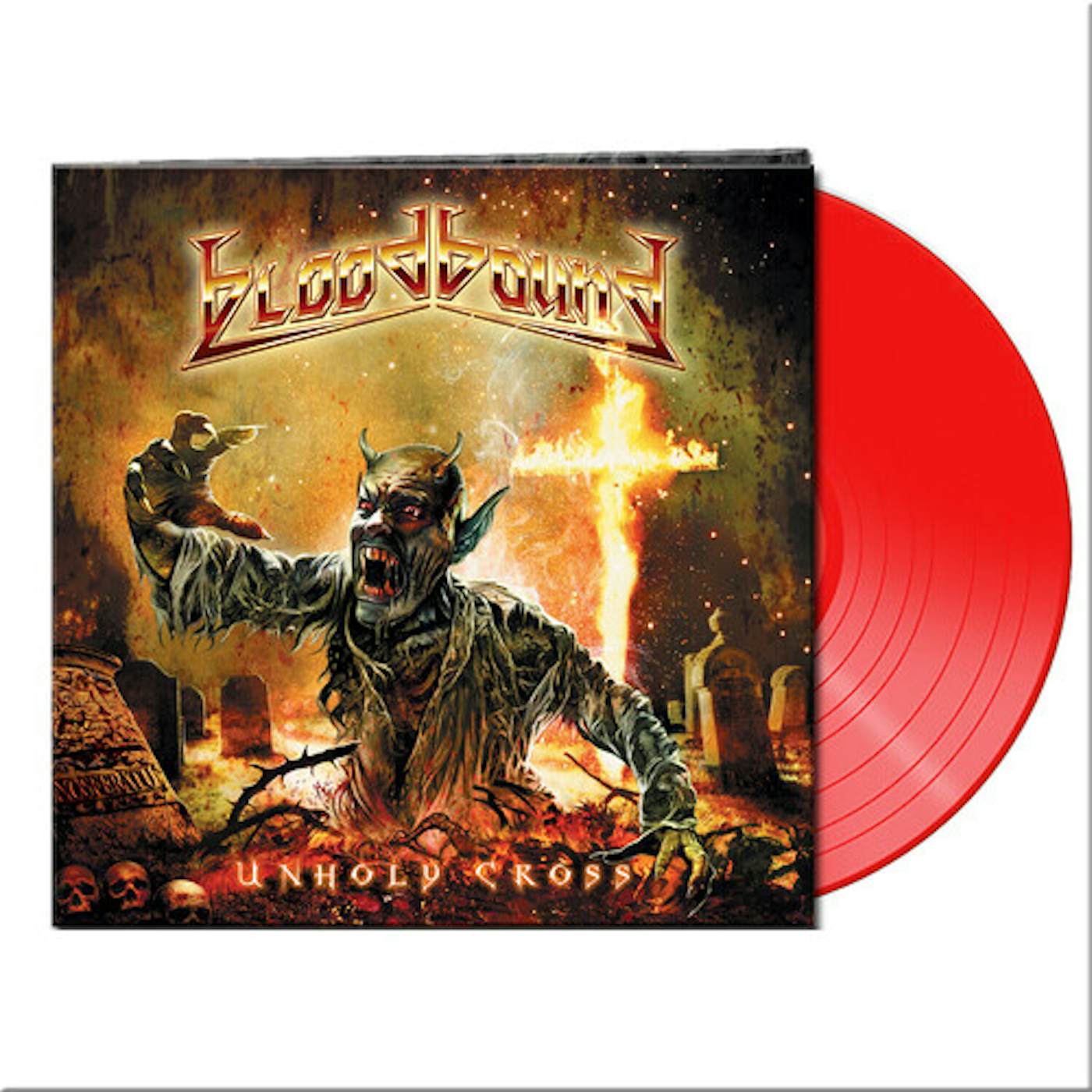 Bloodbound UNHOLY CROSS - RED Vinyl Record