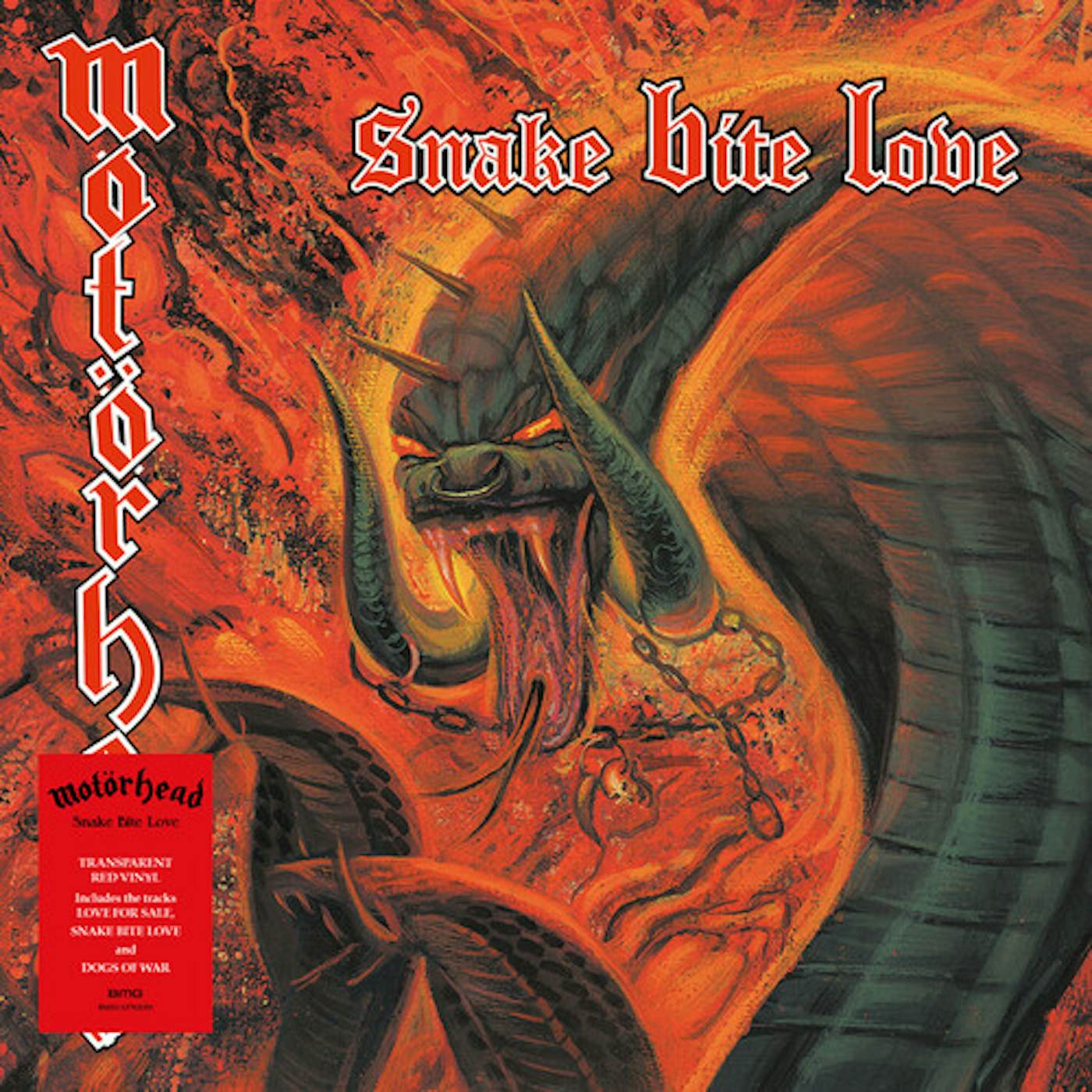 Motörhead Snake Bite Love Vinyl Record