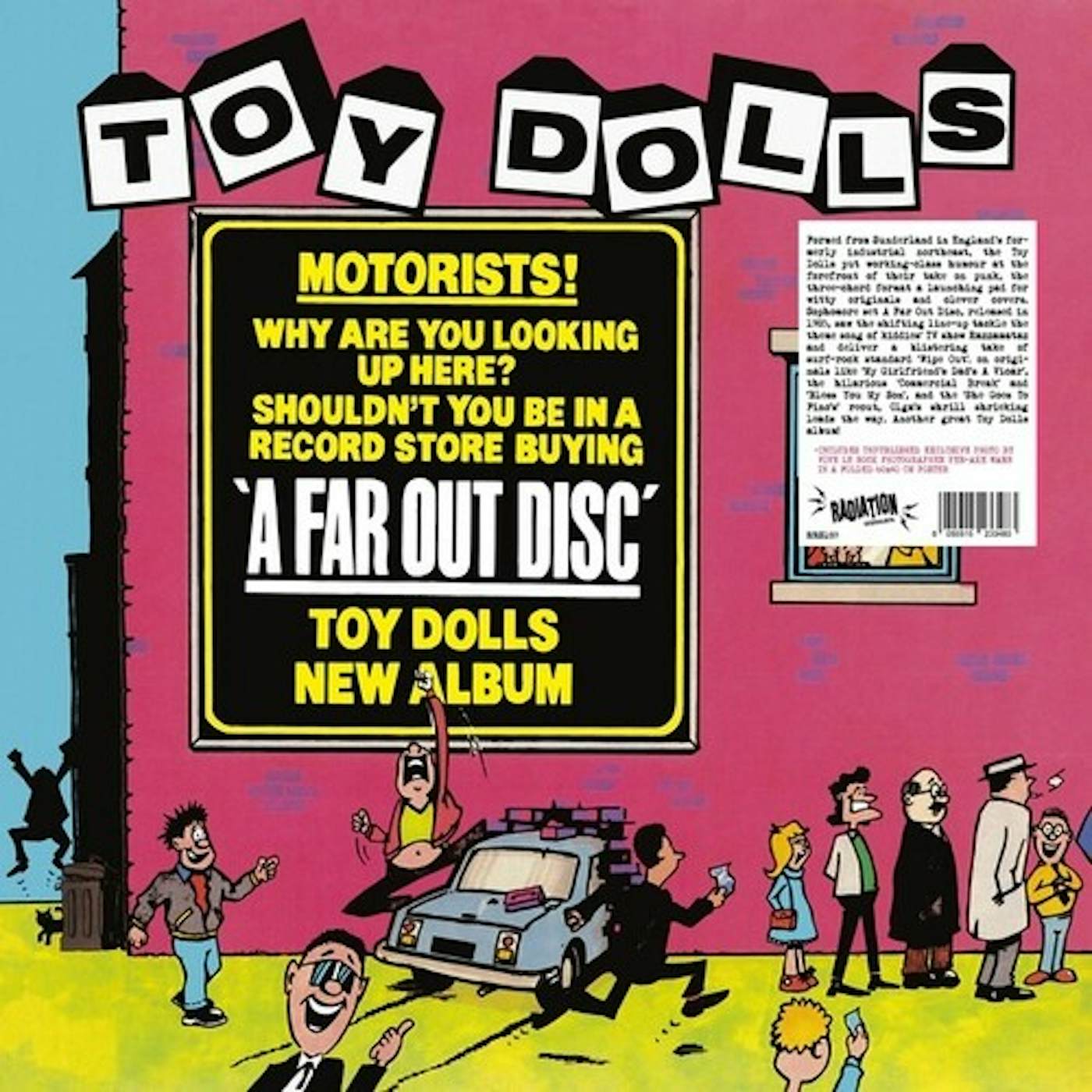 The Toy Dolls FAR OUR DISC Vinyl Record