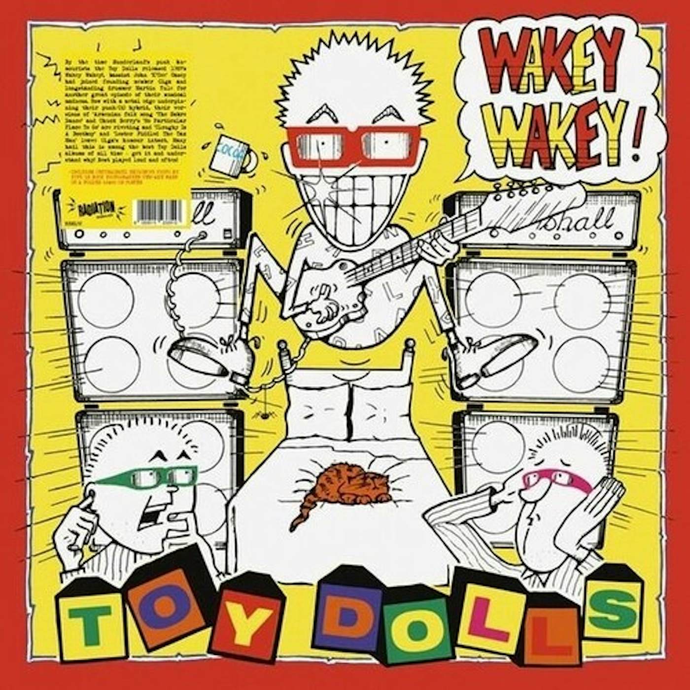 The Toy Dolls WAKEY WAKEY Vinyl Record