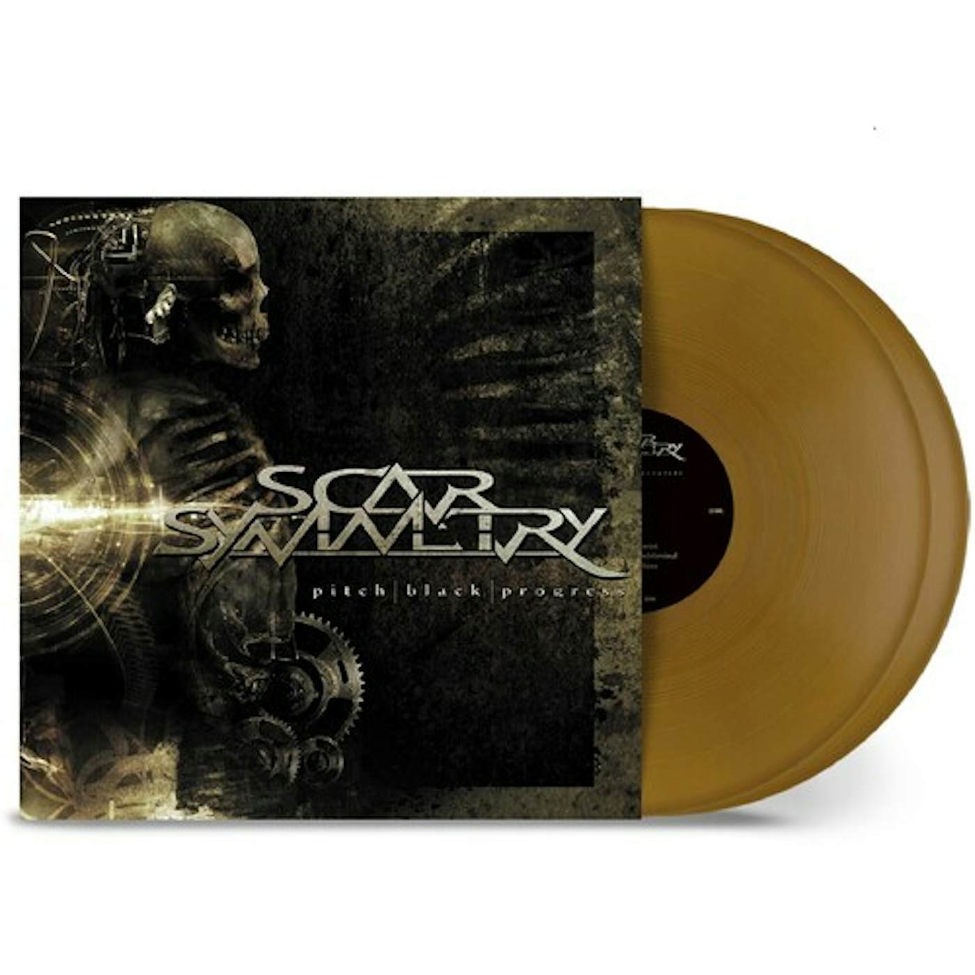 Scar Symmetry PITCH BLACK PROGRESS - GOLD Vinyl Record