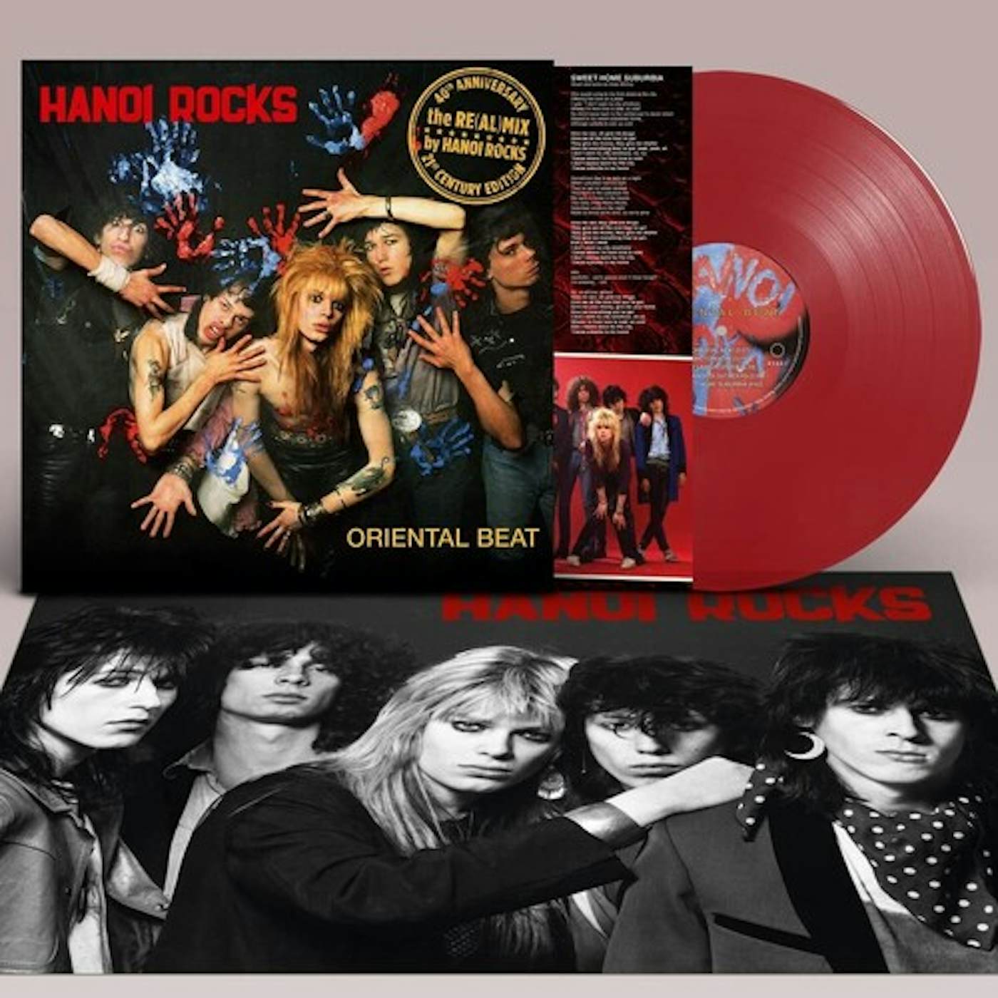 Hanoi Rocks ORIENTAL BEAT - 40TH ANNIVERSARY RE(AL)MIX Vinyl Record