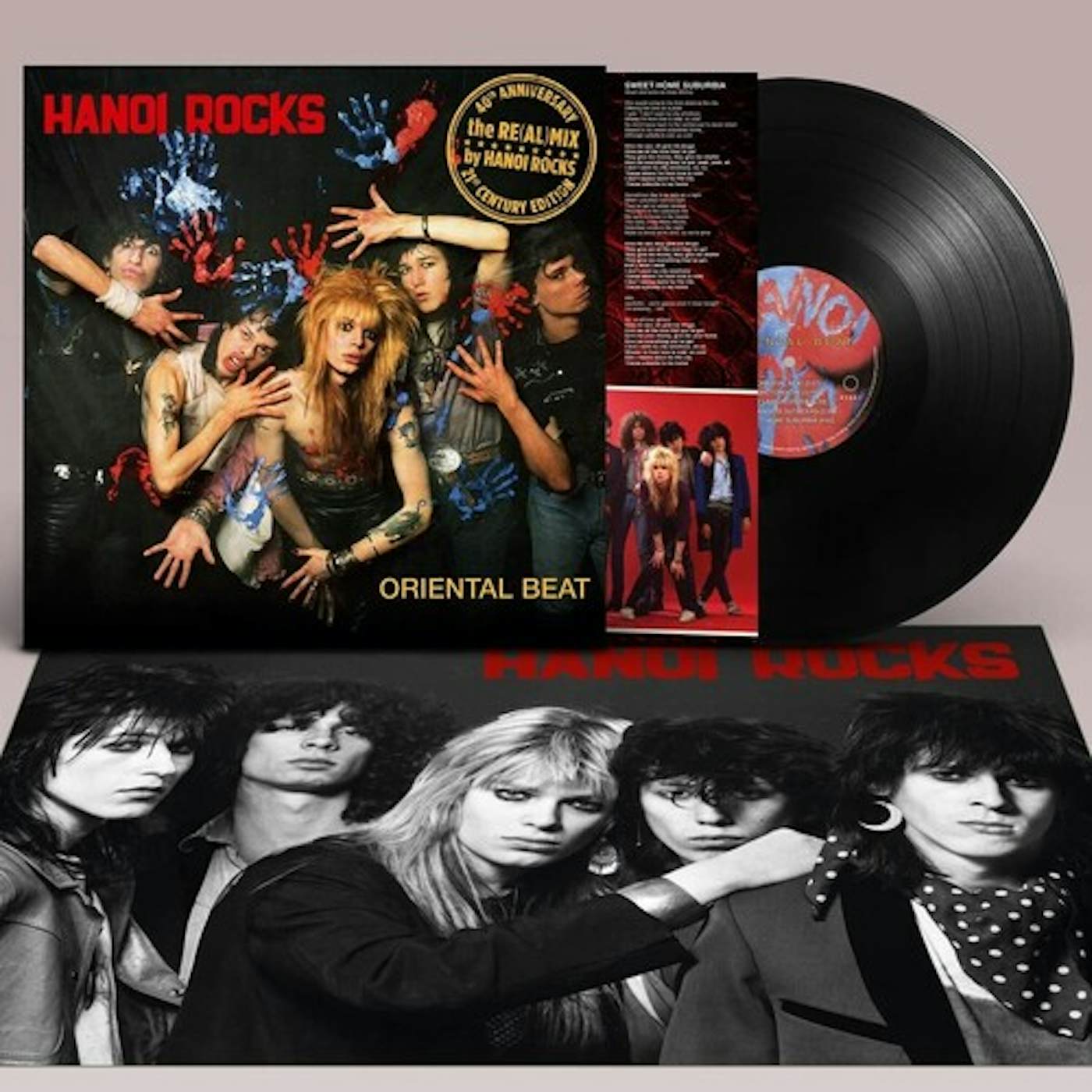 Hanoi Rocks ORIENTAL BEAT - 40TH ANNIVERSARY RE(AL)MIX Vinyl Record