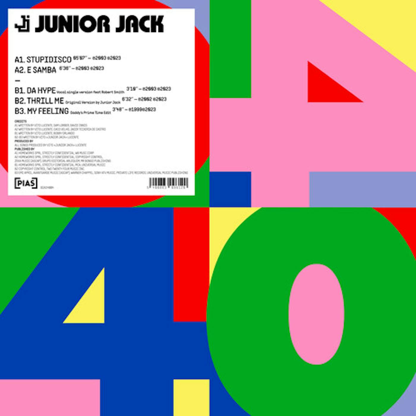 Junior Jack - PIAS 40 Vinyl Record