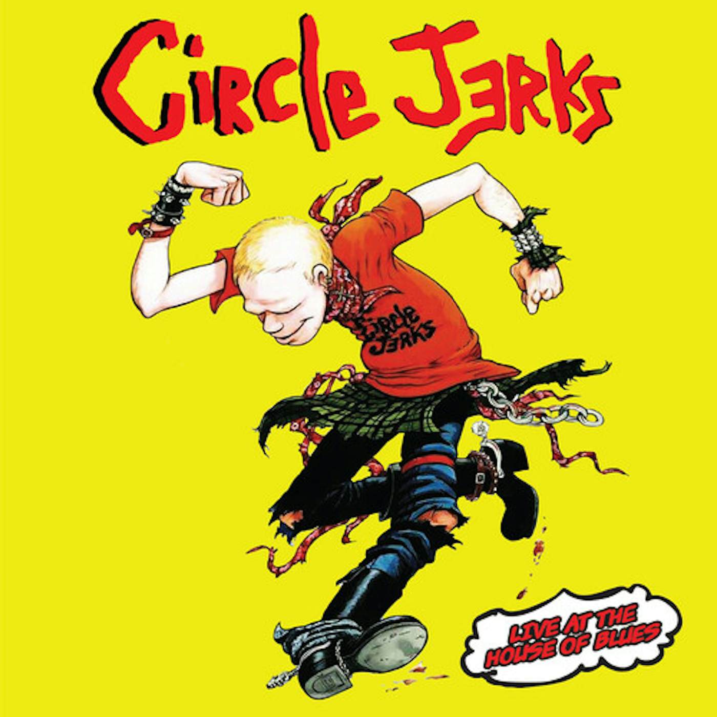Circle Jerks LIVE AT THE HOUSE OF BLUES - RED Vinyl Record
