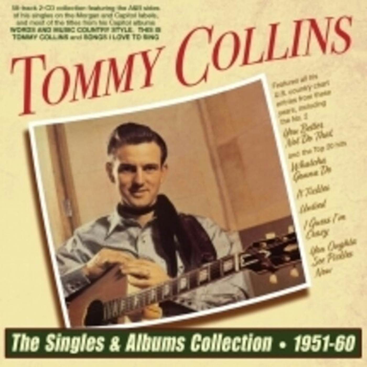 Tommy Collins SINGLES & ALBUMS COLLECTION 1951-60 CD