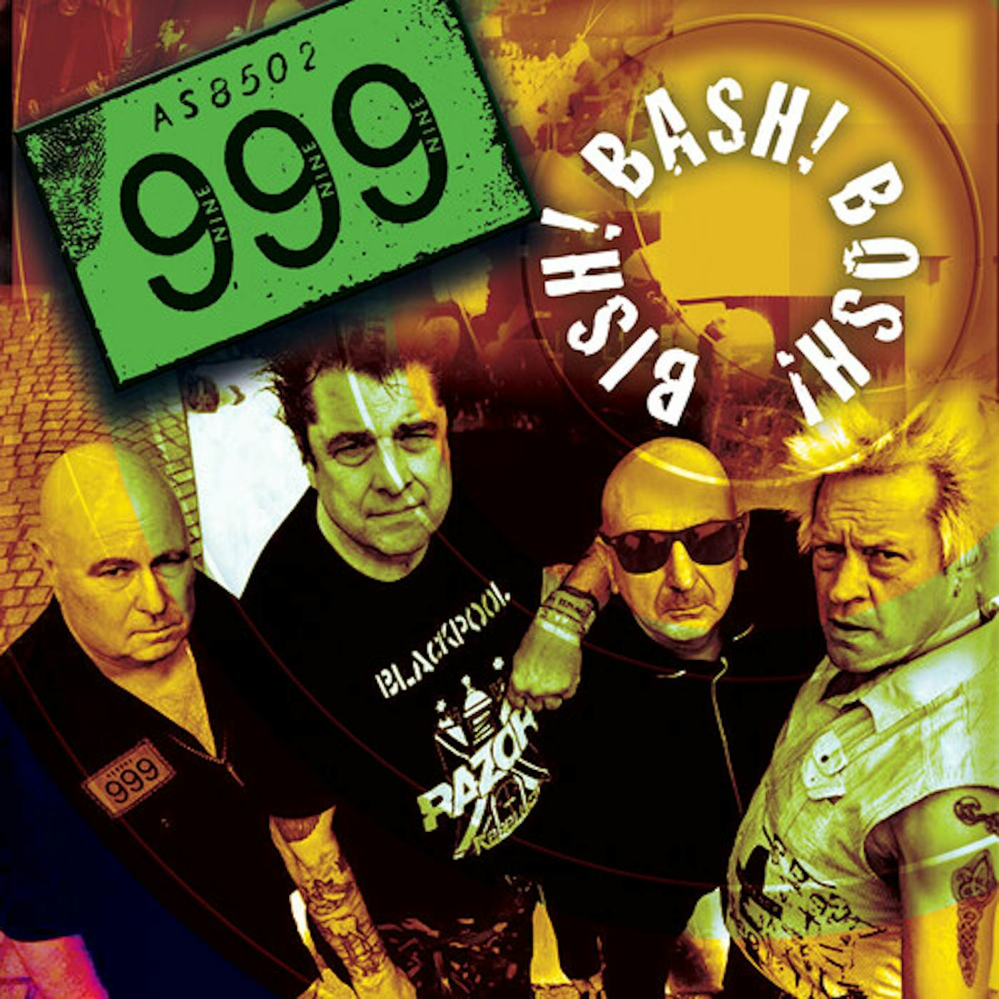 999 BISH BASH BOSH - GREEN Vinyl Record
