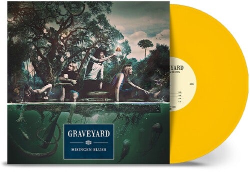 On Sale Graveyard 6 - WHITE & SKY BLUE MARBLE Vinyl Record