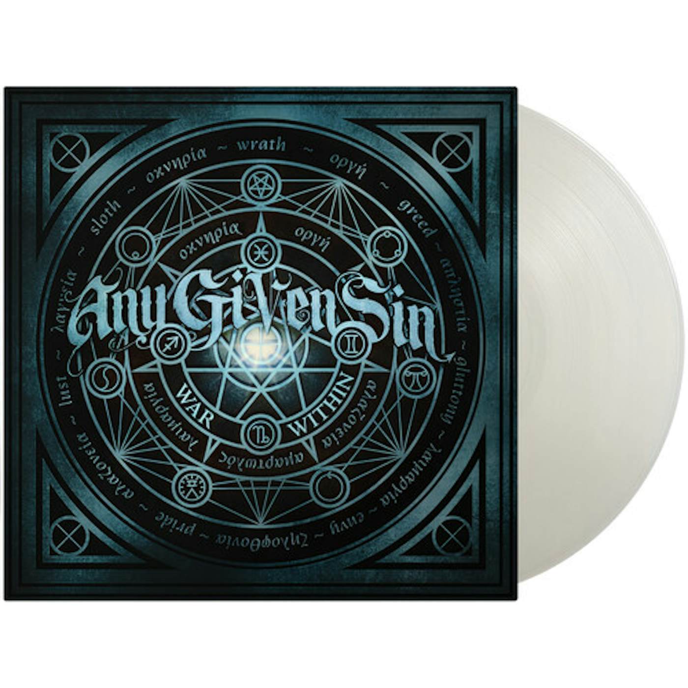 Any Given Sin WAR WITHIN - NATURAL TRANSPARENT Vinyl Record