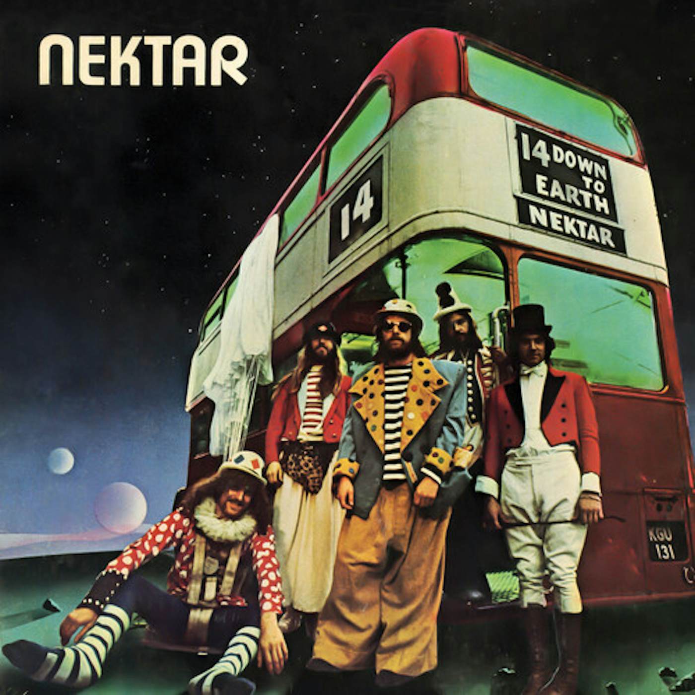 Nektar DOWN TO EARTH - RED Vinyl Record