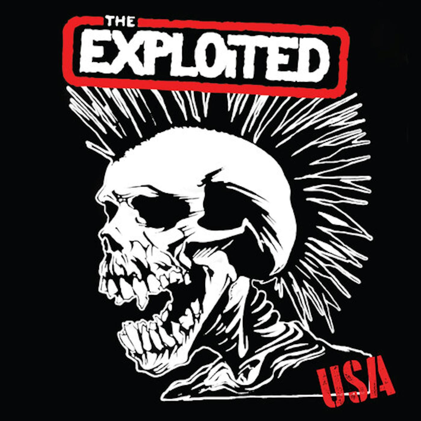 The Exploited USA - GREEN Vinyl Record