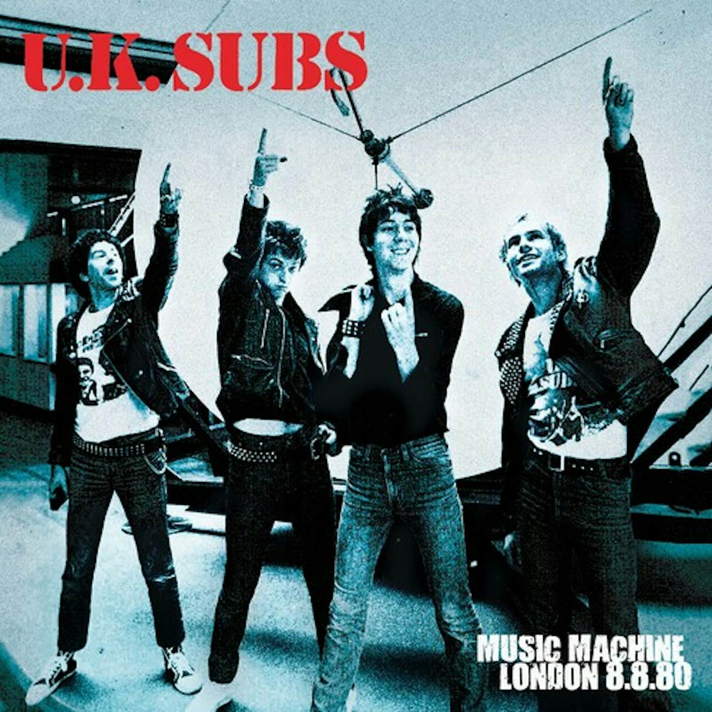 U.K. Subs MUSIC MACHINE LONDON 8/8/80 - RED Vinyl Record