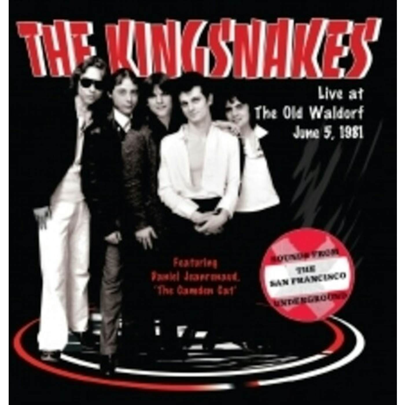 The Kingsnakes LIVE AT THE OLD WALDORF JUNE 5, 1981 CD