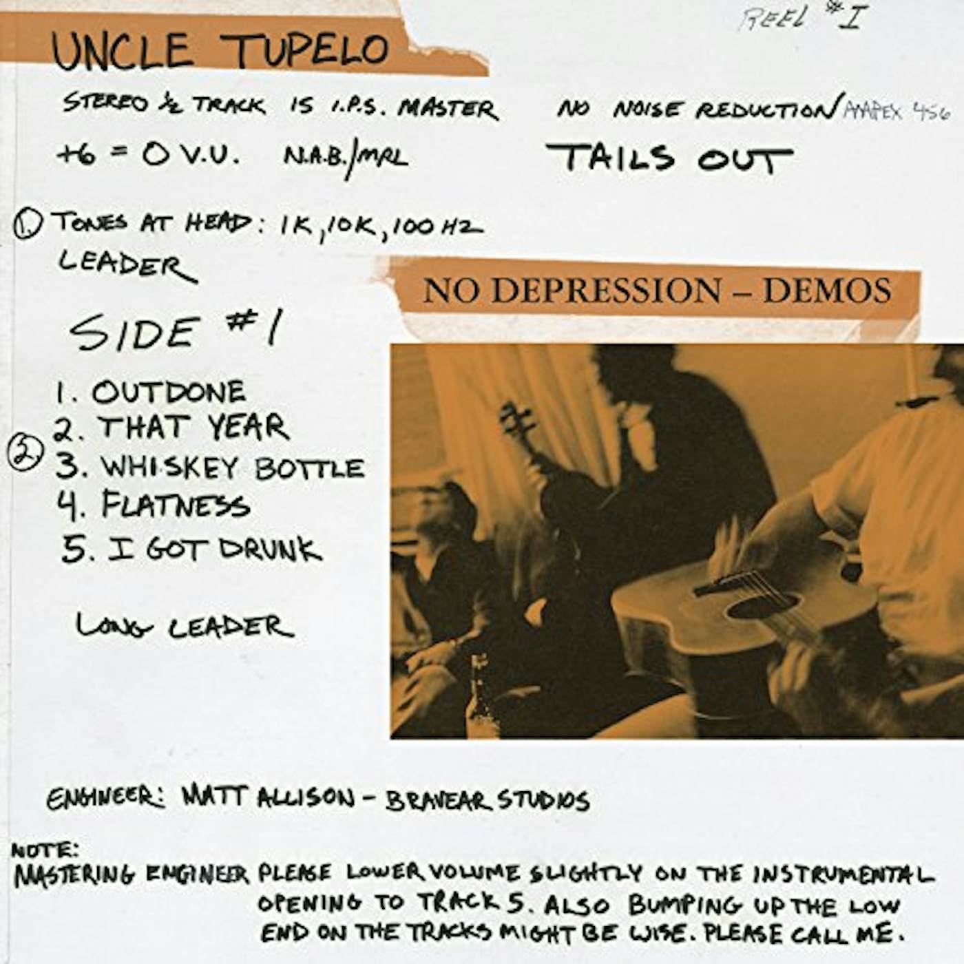 Uncle Tupelo NO DEPRESSION: RARITIES Vinyl Record
