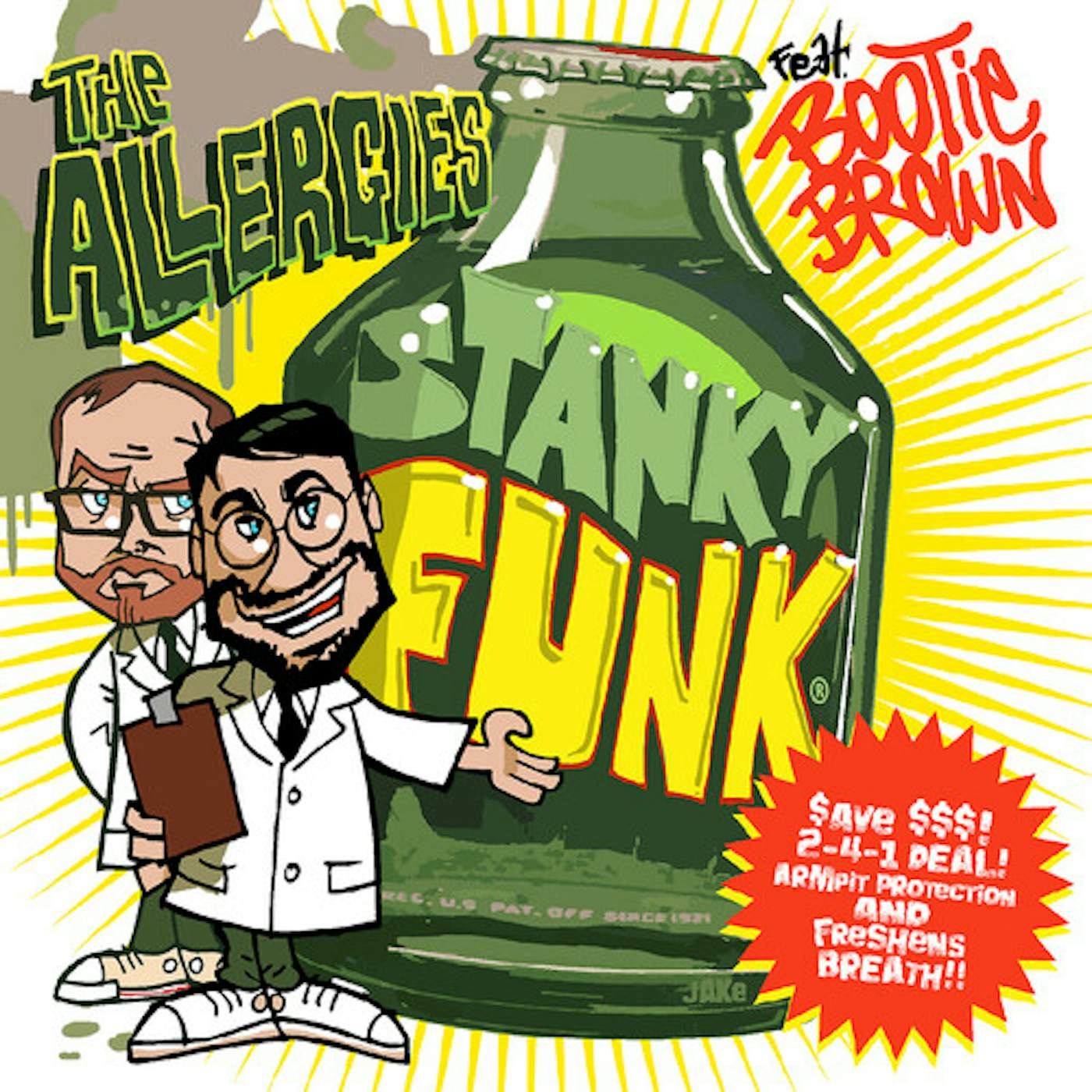 The Allergies Stanky Funk (feat. Bootie Brown) Vinyl Record