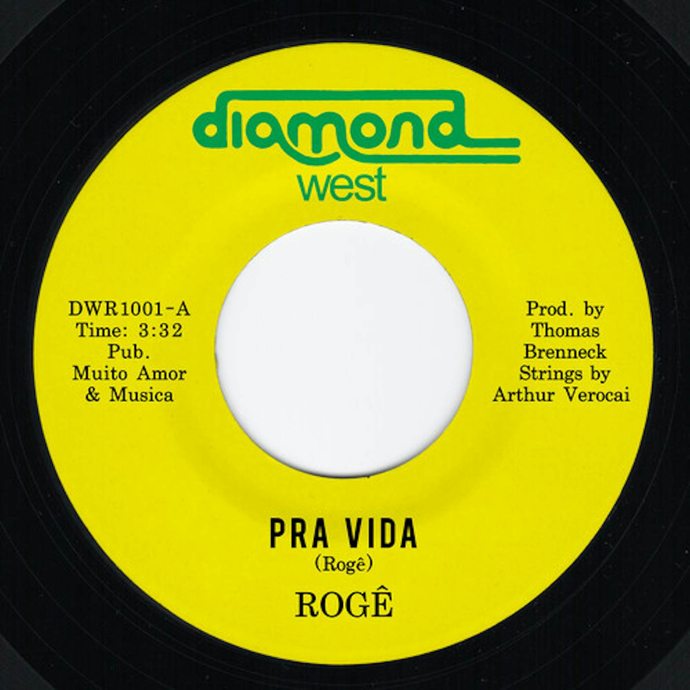 Rogê PRA VIDA / EXISTE UMA VOZ Vinyl Record