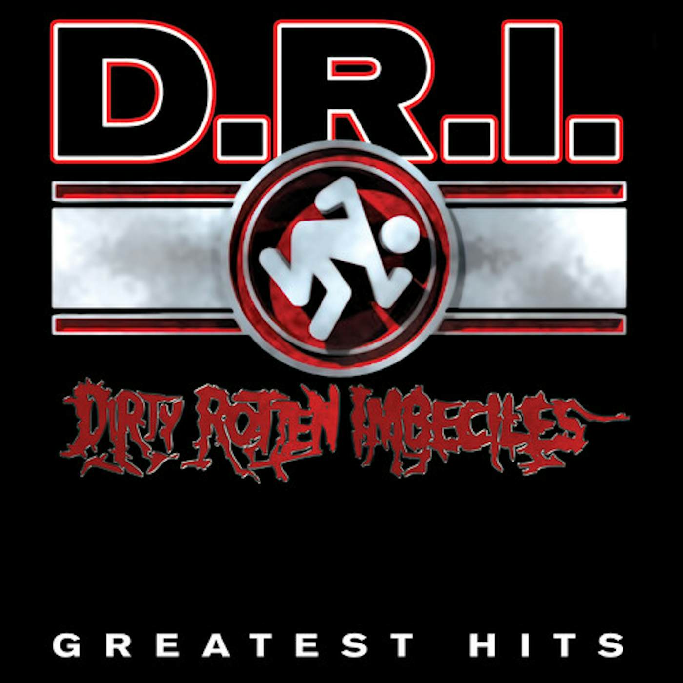 D.R.I. Greatest Hits - Red/silver Splatter Vinyl Record