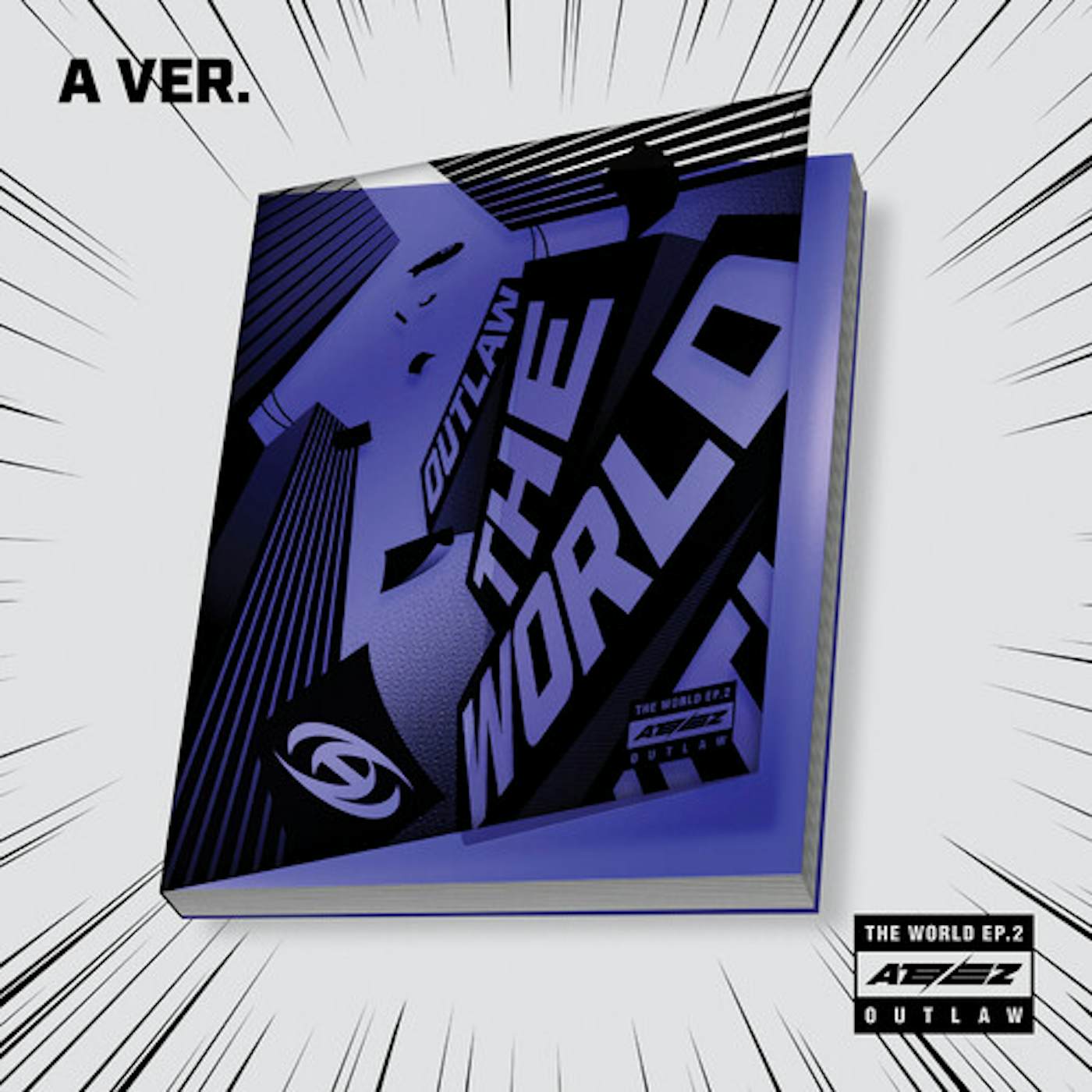 ATEEZ ZERO:FEVER EPILOGUE Album CD+POSTER+Photo Book+Sticker+12
