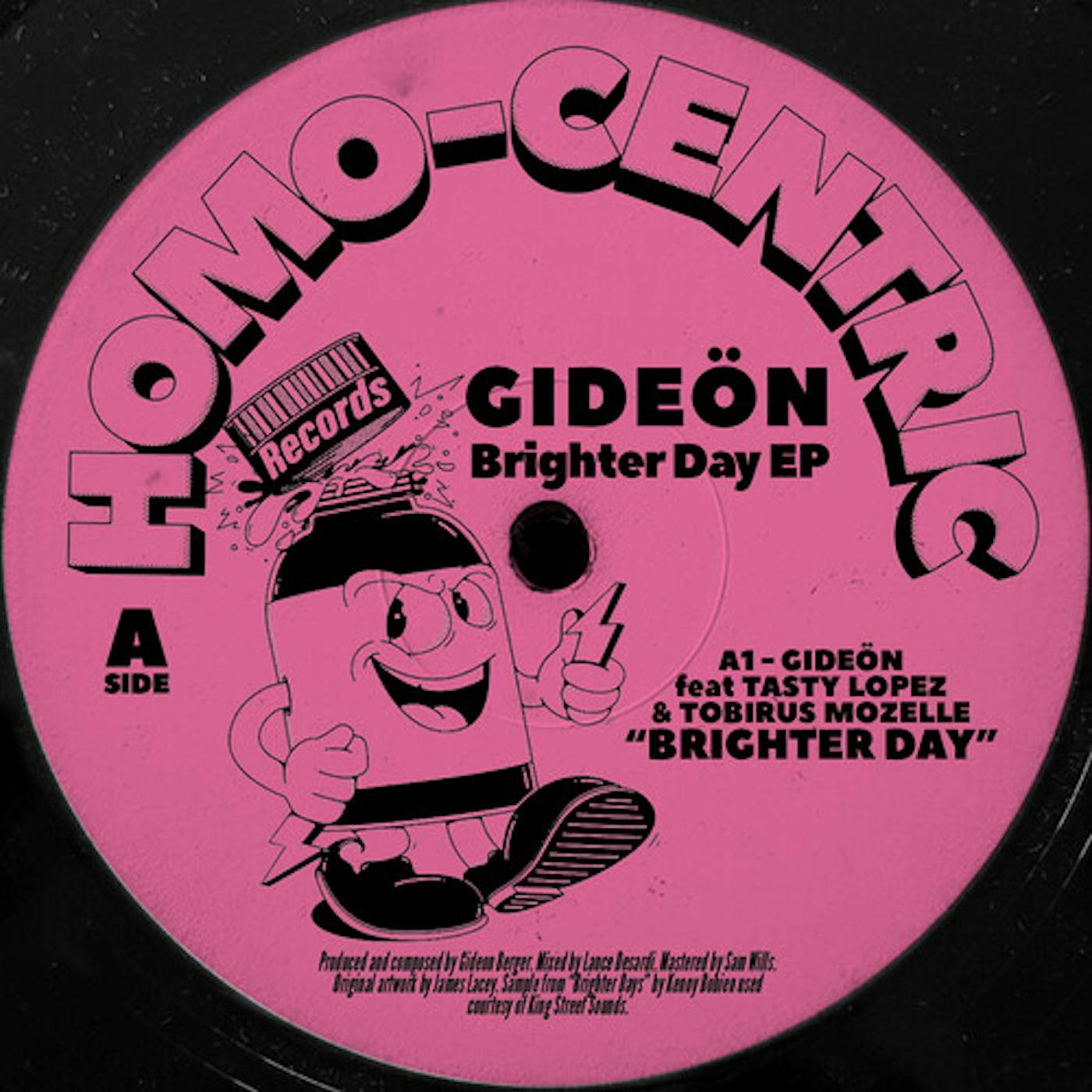 Gideon BRIGHTER DAY Vinyl Record