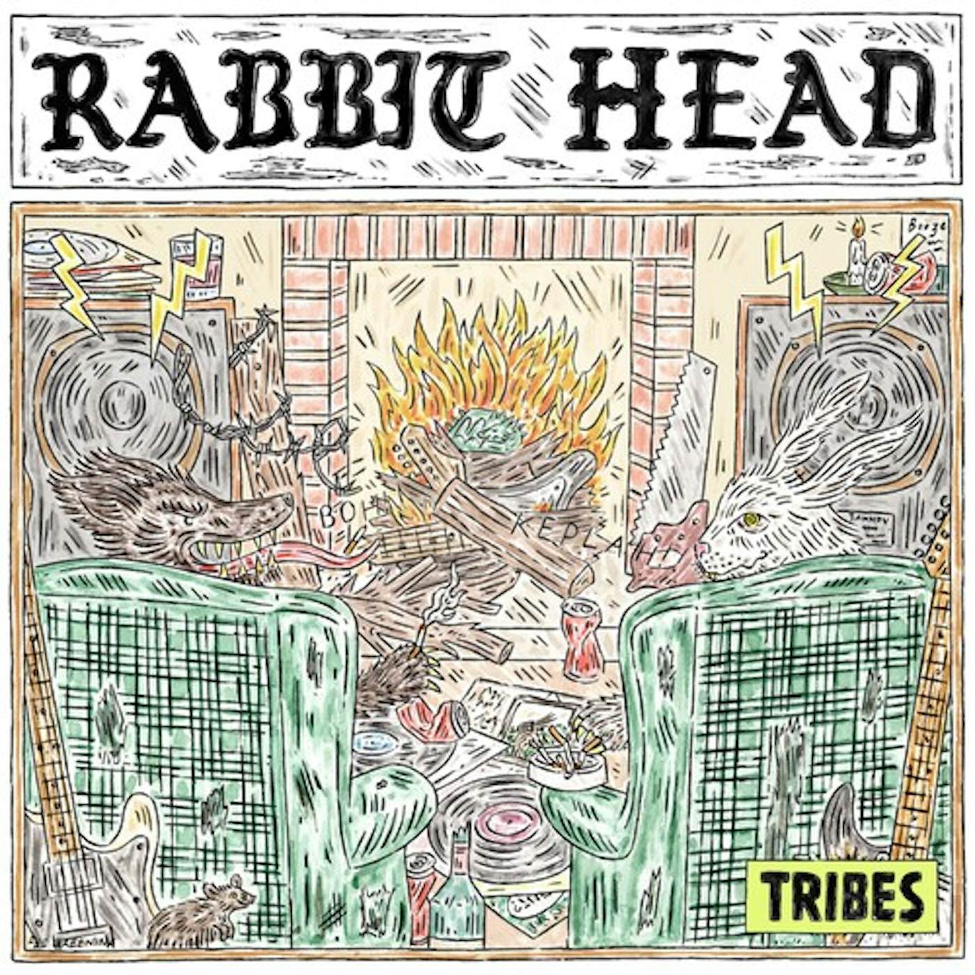 Tribes RABBIT HEAD - DELUXE GATEFOLD Vinyl Record - Deluxe Edition, Gatefold Sleeve
