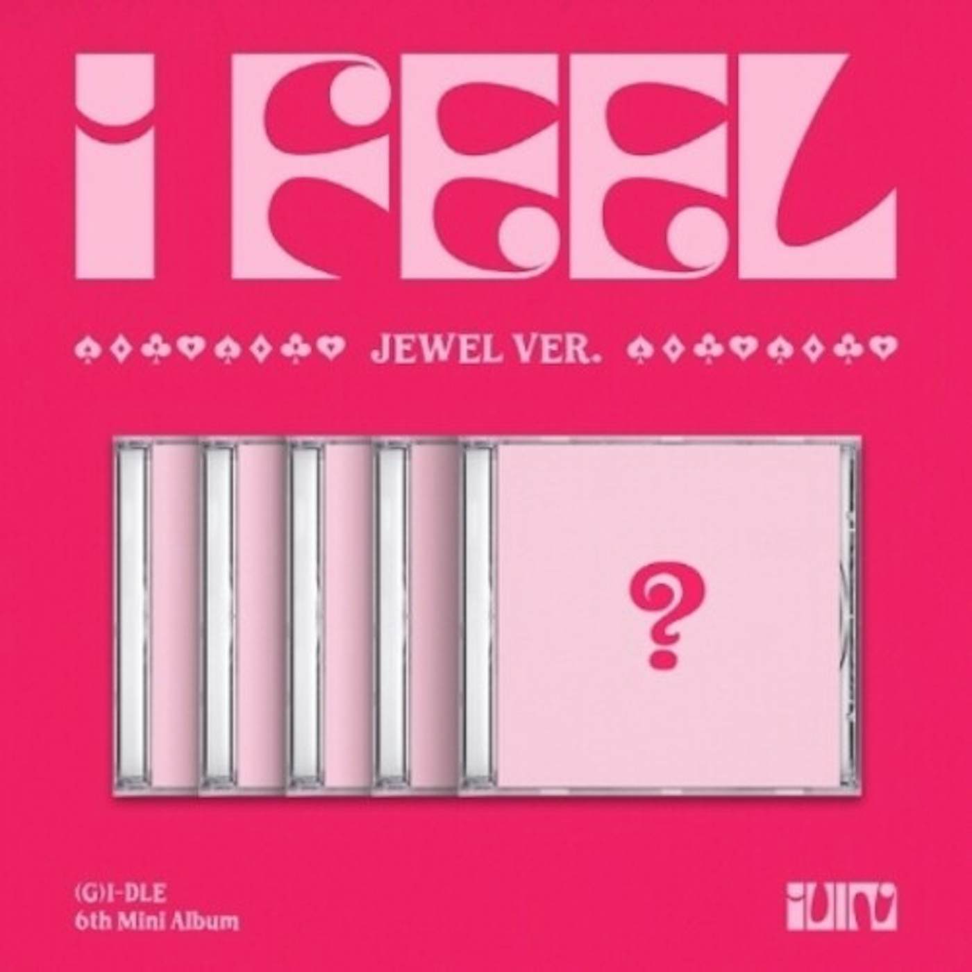 (G)I-DLE I FEEL - JEWEL CASE VERSION -RANDOM COVER CD