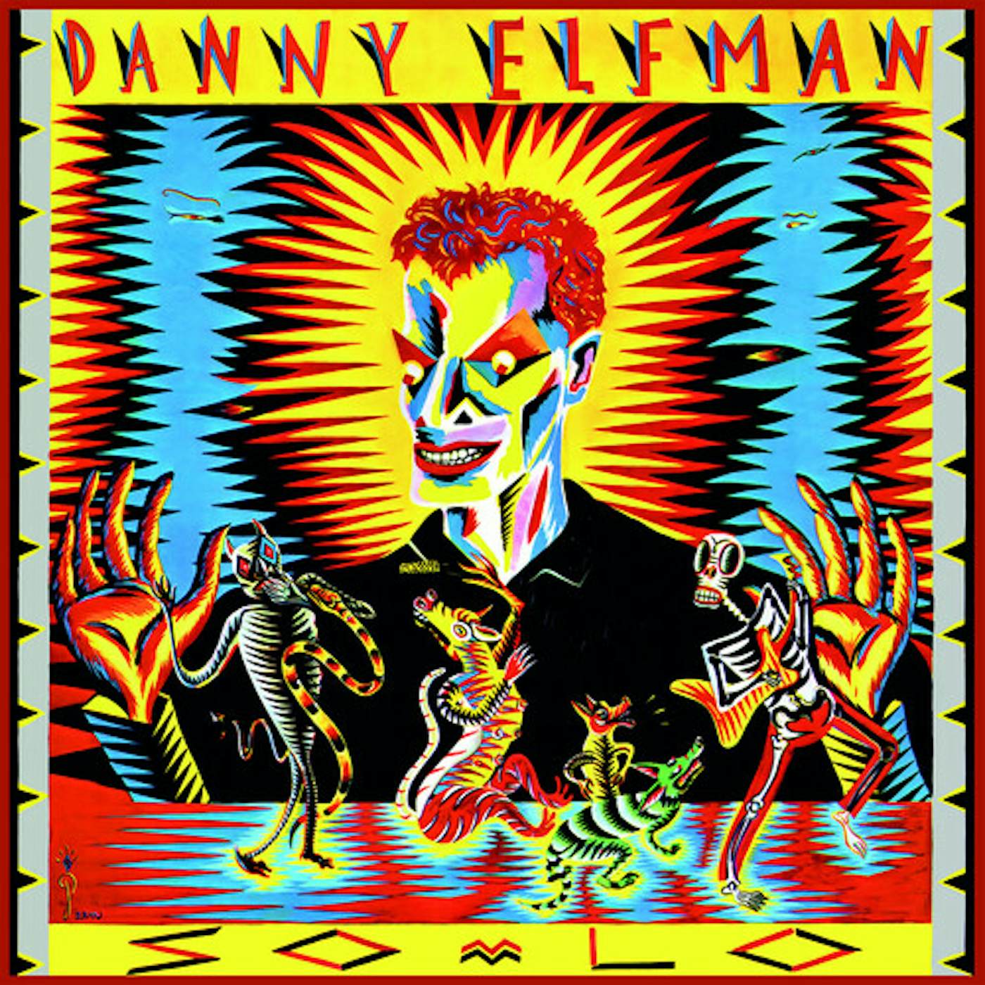 Danny Elfman So-lo - Yellow/black Vinyl Record