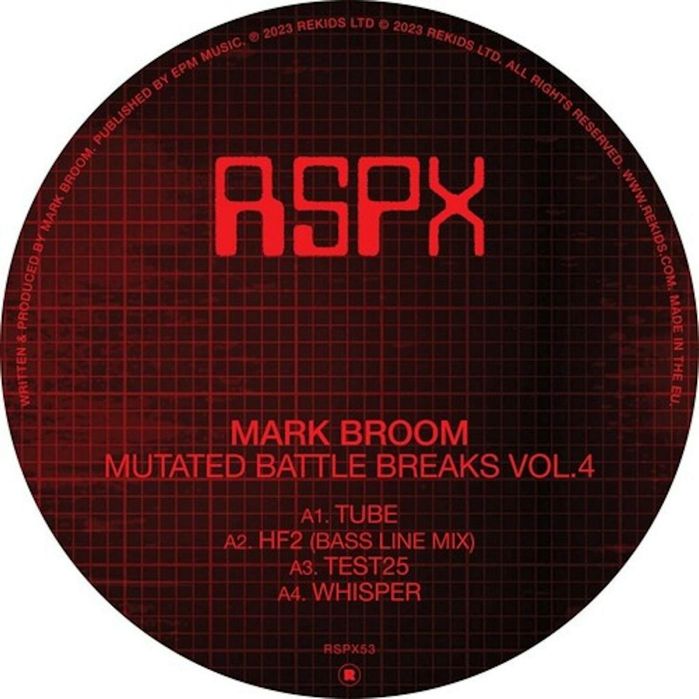 Mark Broom MUTATED BATTLE BREAKS VOL. 4 Vinyl Record