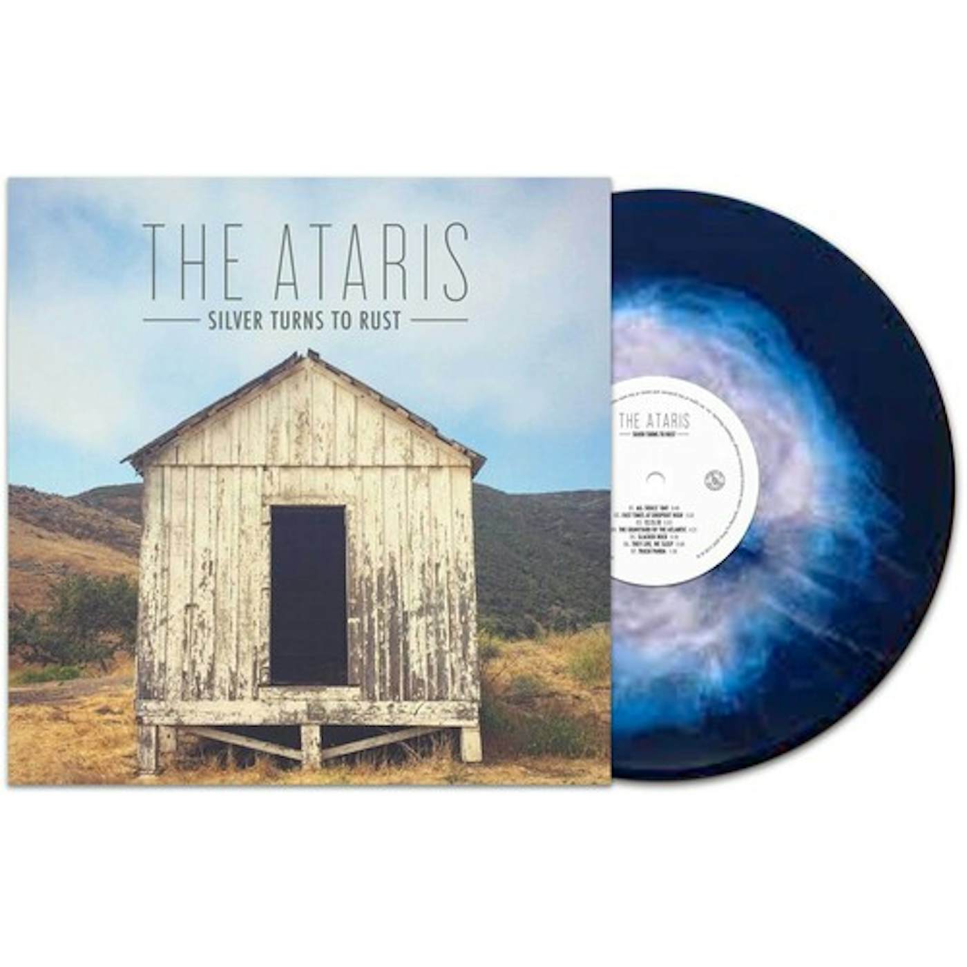 The Ataris SILVER TURNS TO RUST - BLUE HAZE Vinyl Record