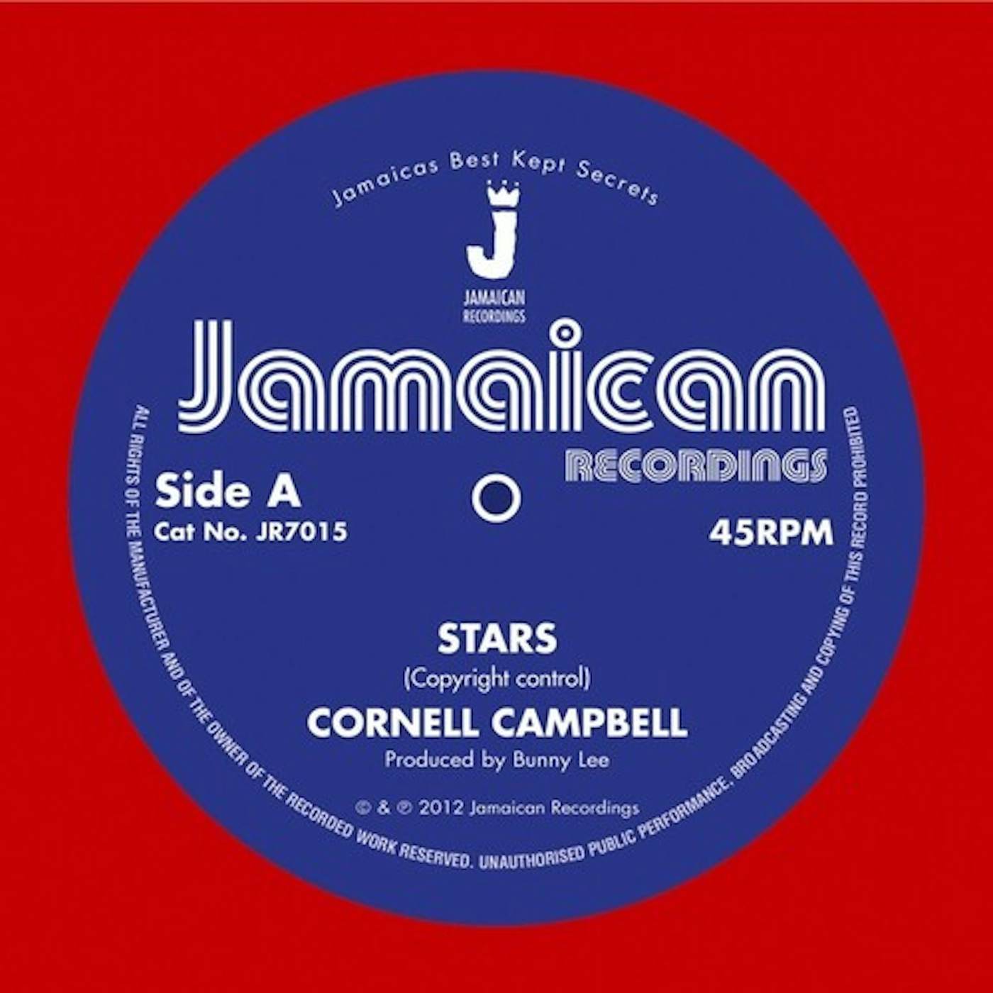 Cornell Campbell Stars Vinyl Record