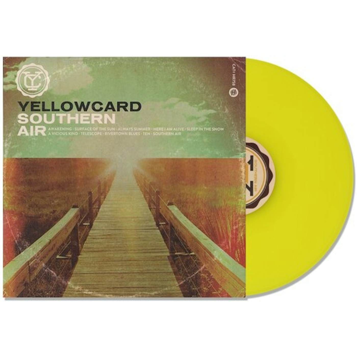 Yellowcard Southern Air (Yellow/Explicit Content) Vinyl Record