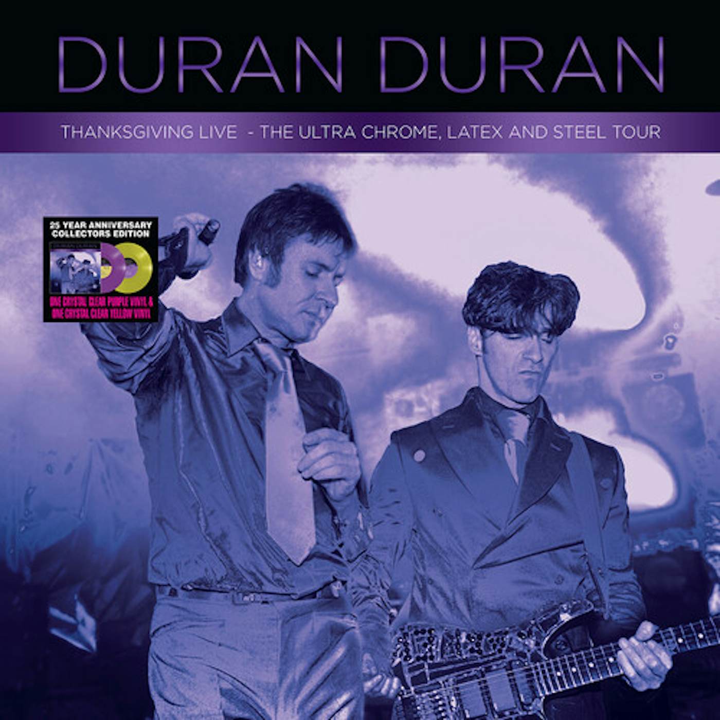 Duran Duran Thanksgiving Live - 25 Year Anniversary (2LP/Purple & Yellow Edition) Vinyl Record