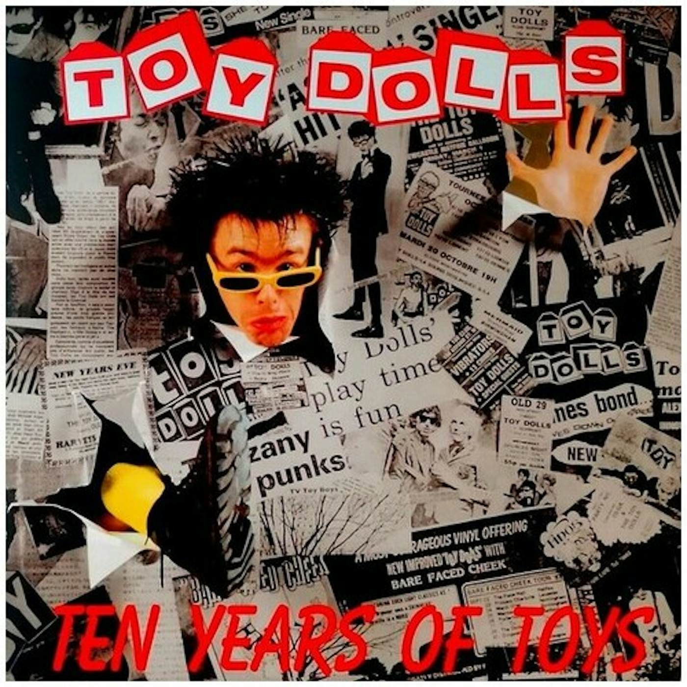 The Toy Dolls TEN YEARS OF TOYS Vinyl Record