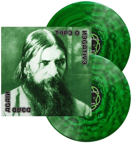 Type O Negative DEAD AGAIN - GHOSTLY GREEN Vinyl Record