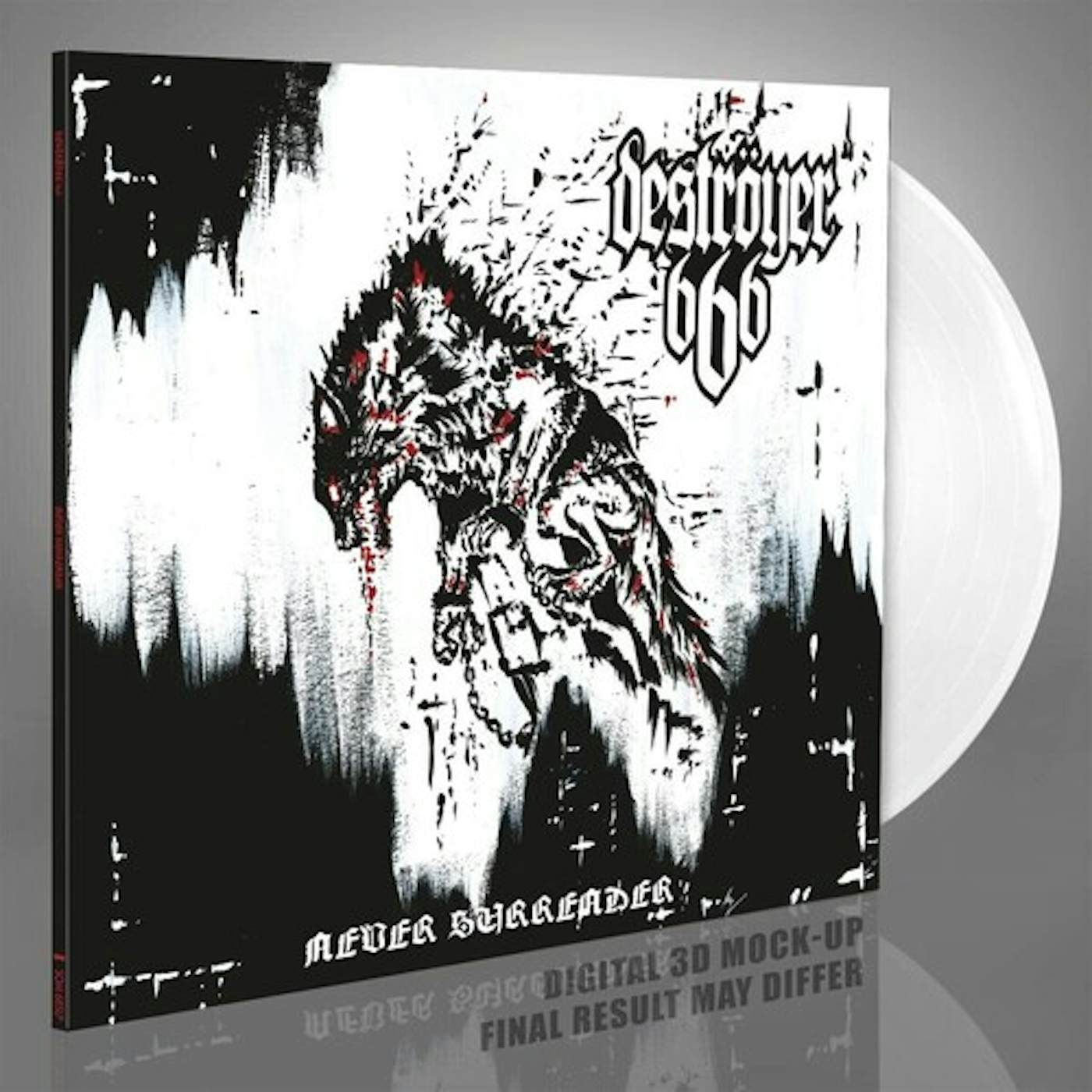 Deströyer 666 NEVER SURRENDER Vinyl Record
