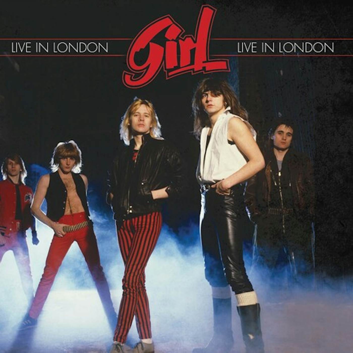 Girl LIVE IN LONDON - RED SPLATTER Vinyl Record