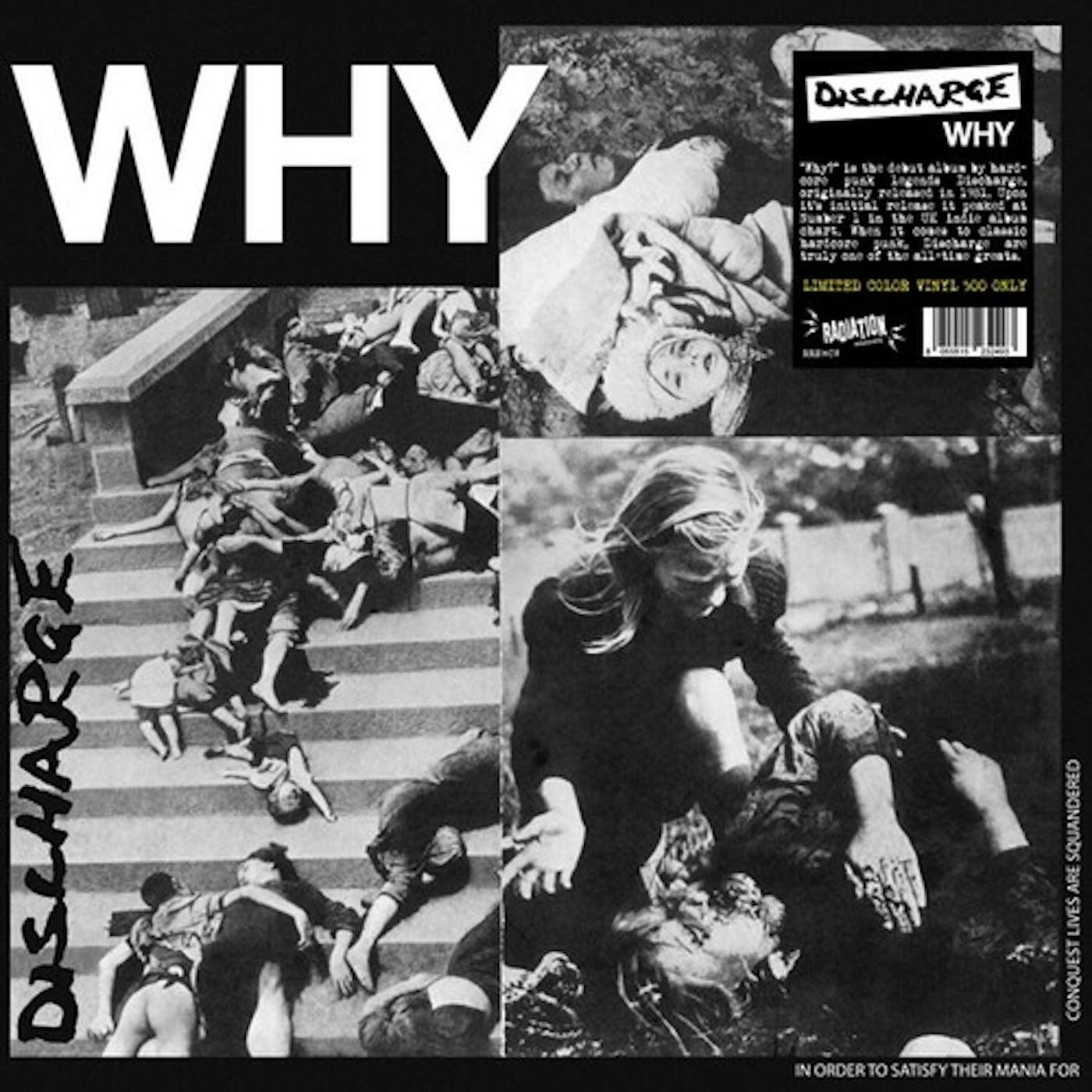 Discharge WHY Vinyl Record