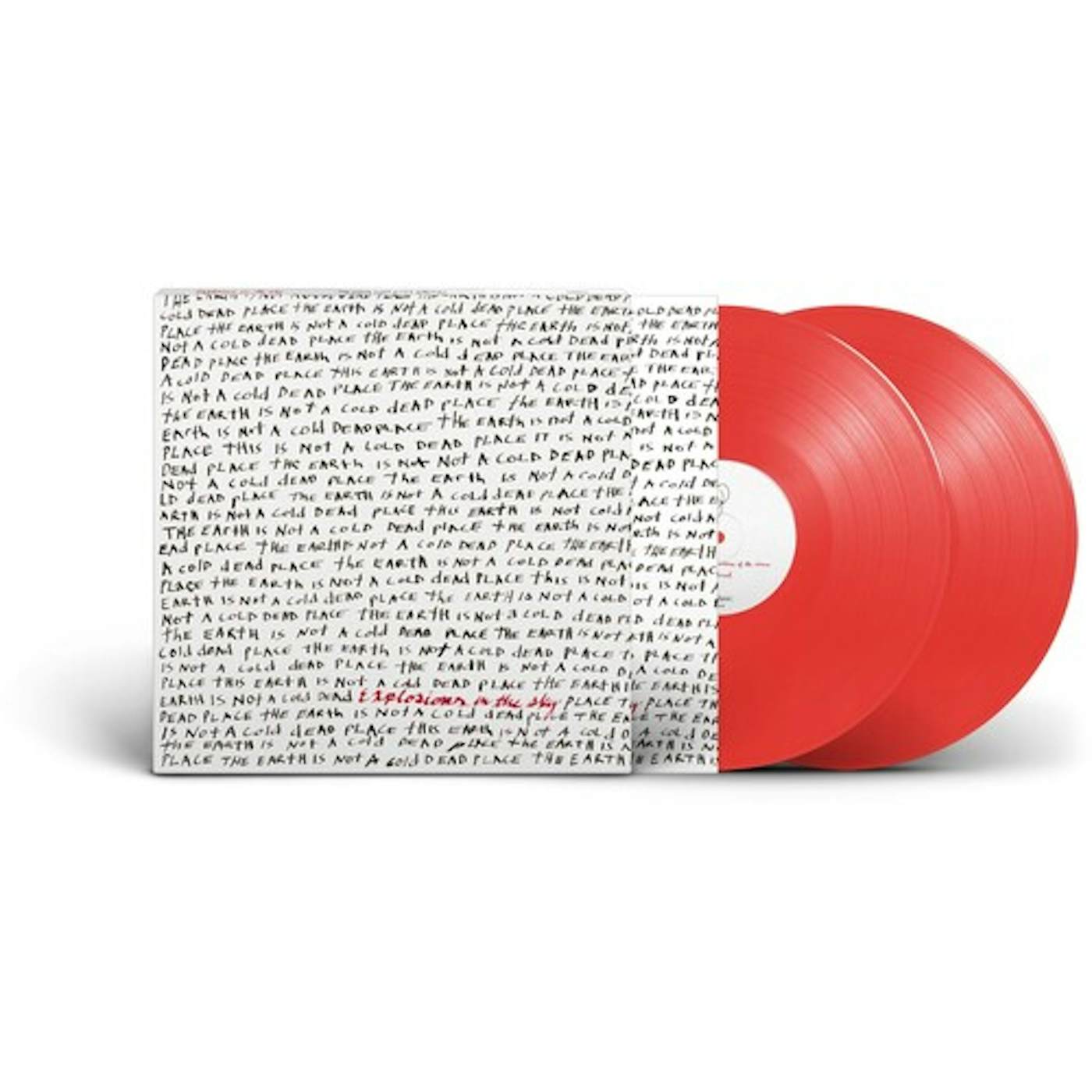 Explosions In The Sky EARTH IS NOT A COLD DEAD PLACE - RED Vinyl Record