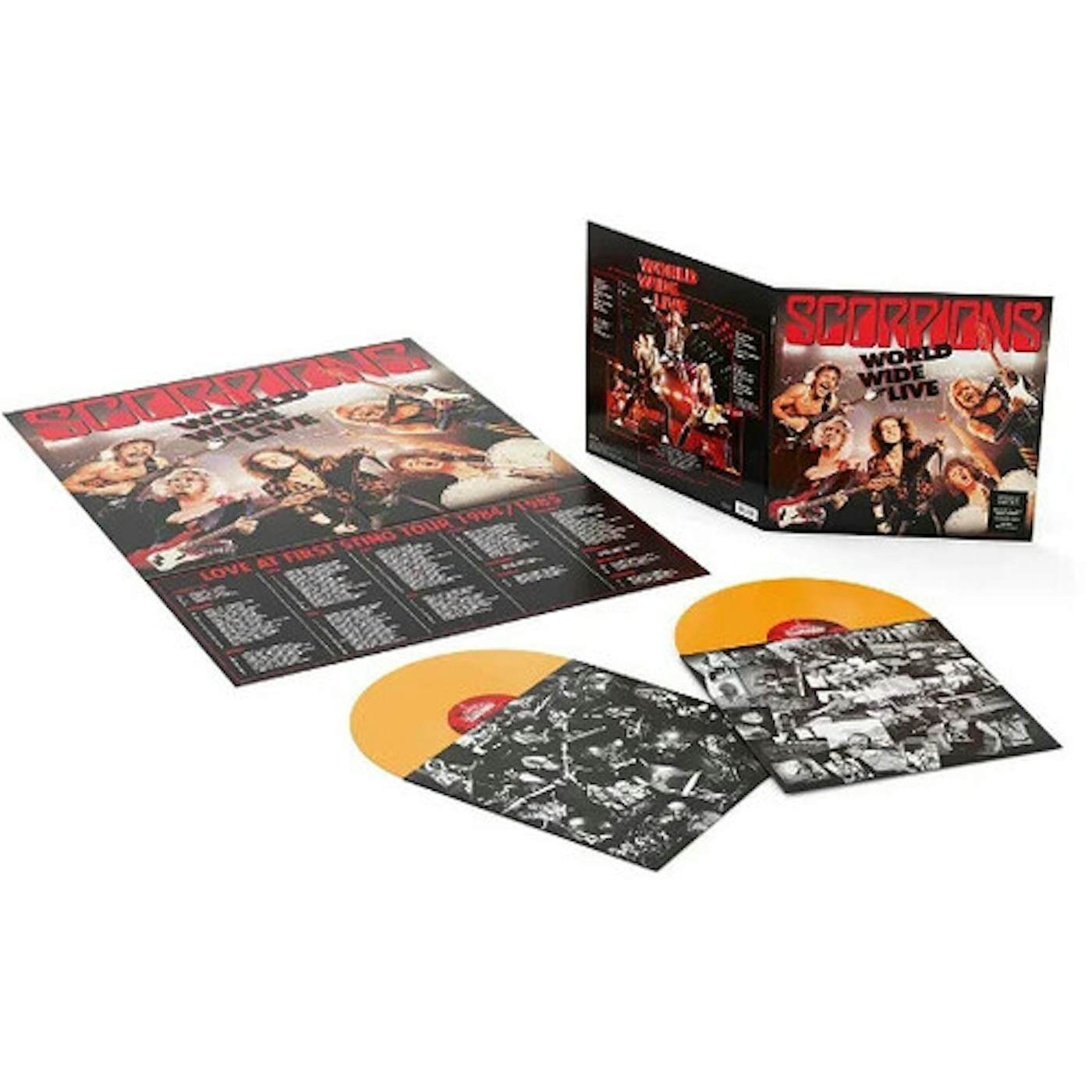 Scorpions WORLD WIDE LIVE Vinyl Record