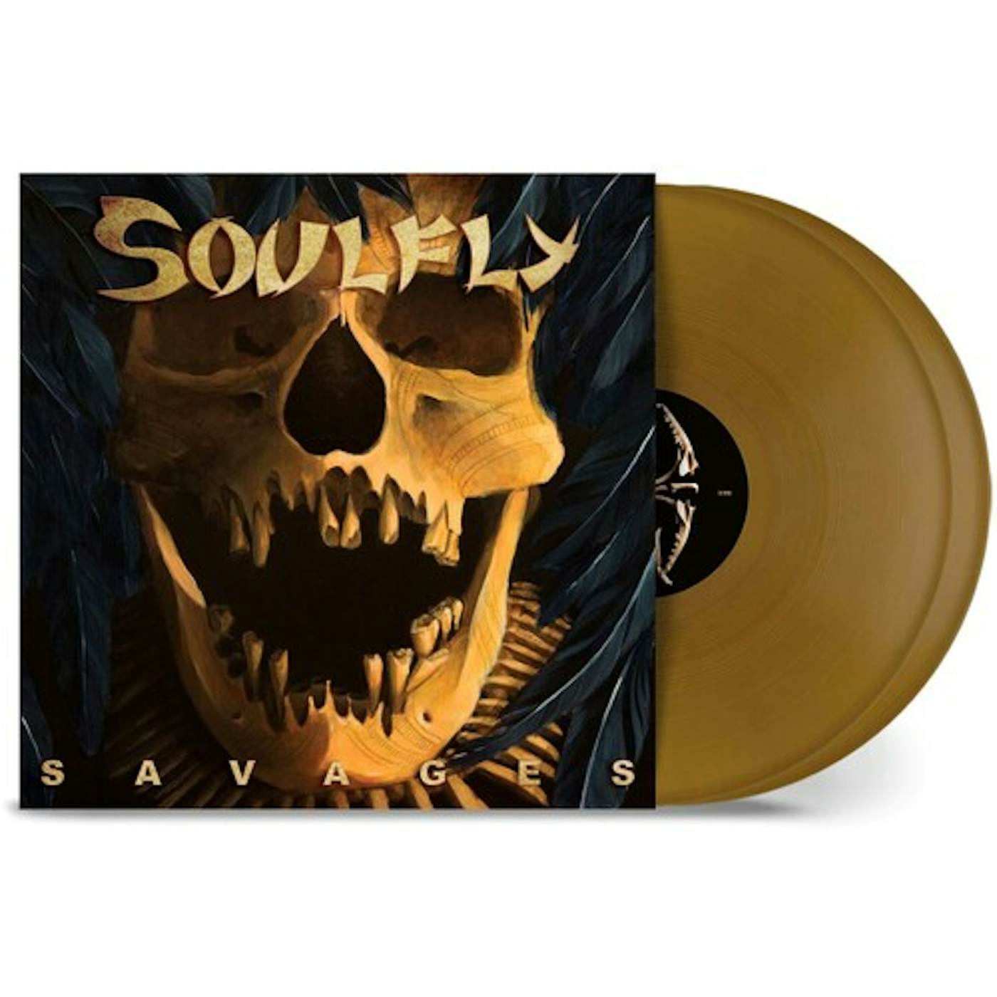 Soulfly SAVAGES - GOLD Vinyl Record