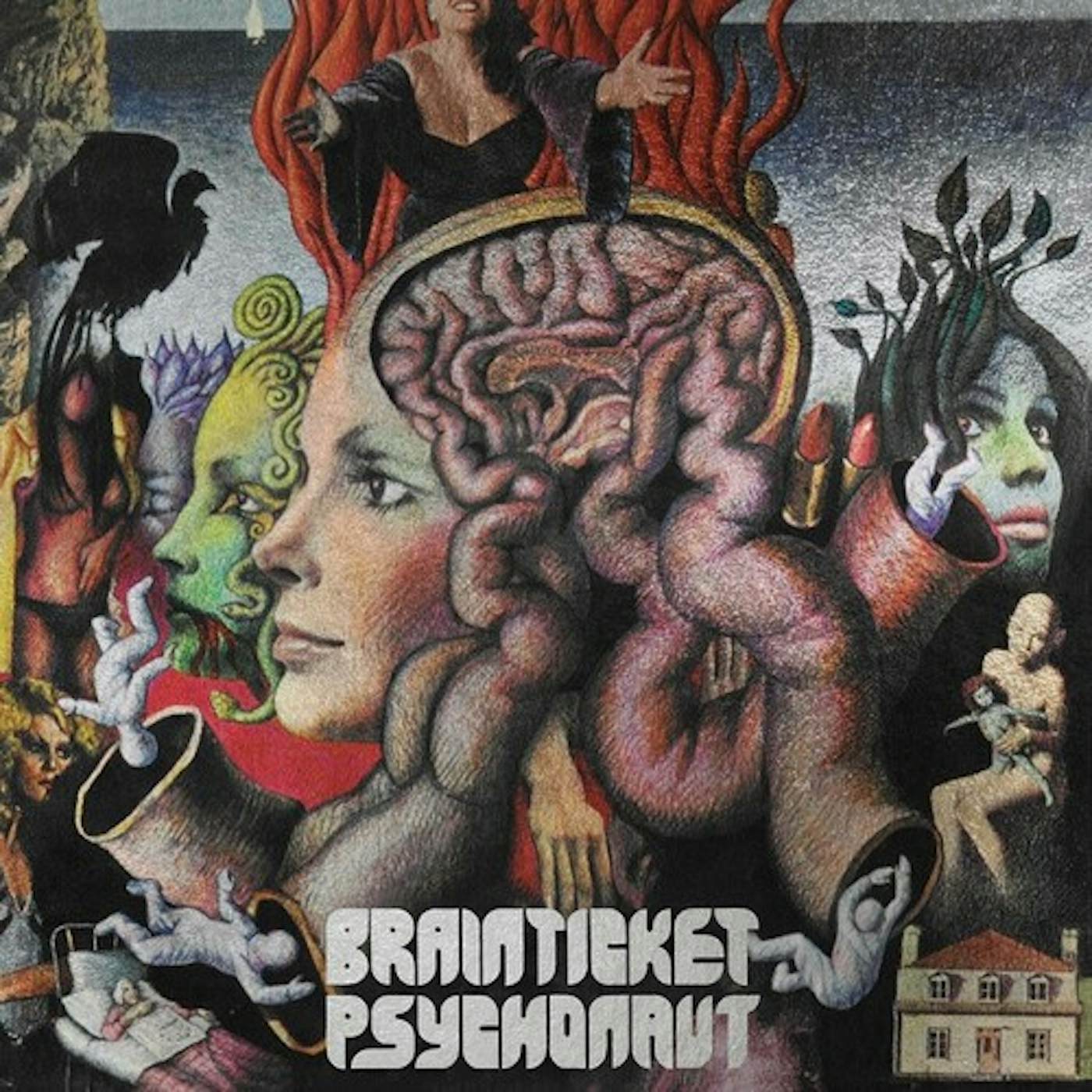 Brainticket Psychonaut (Blue/Red Splatter) Vinyl Record